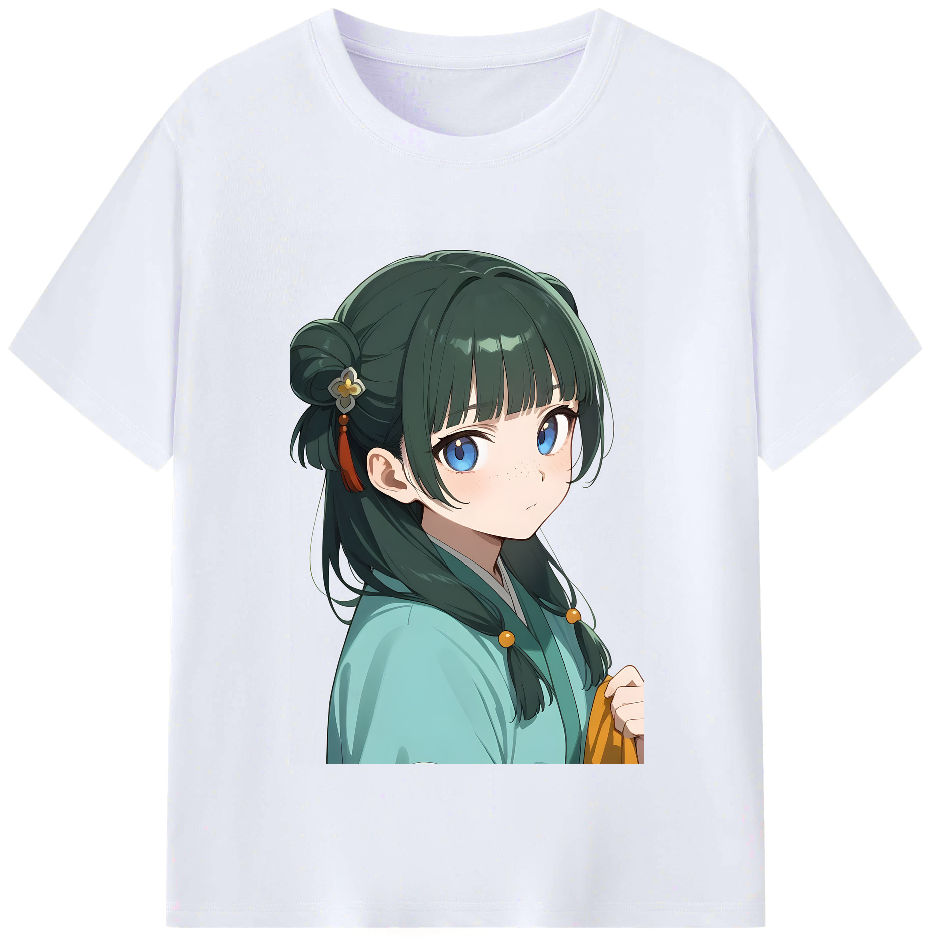 （画像用） 薬屋のひとりごと The Apothecary Diaries レディースカジュアルプリントTシャツ（綿100％）