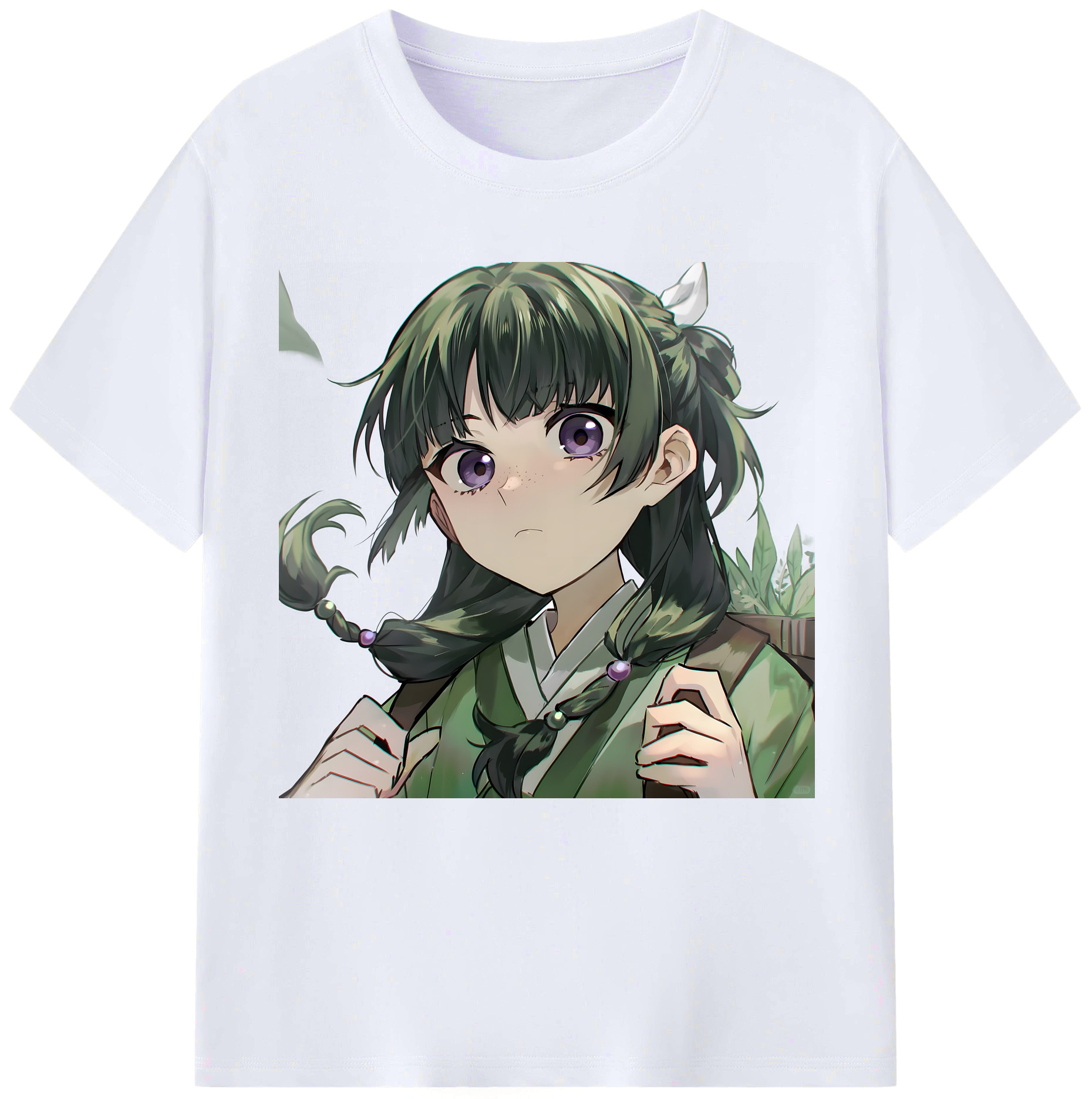 （画像用） 薬屋のひとりごと The Apothecary Diaries レディースカジュアルプリントTシャツ（綿100％）