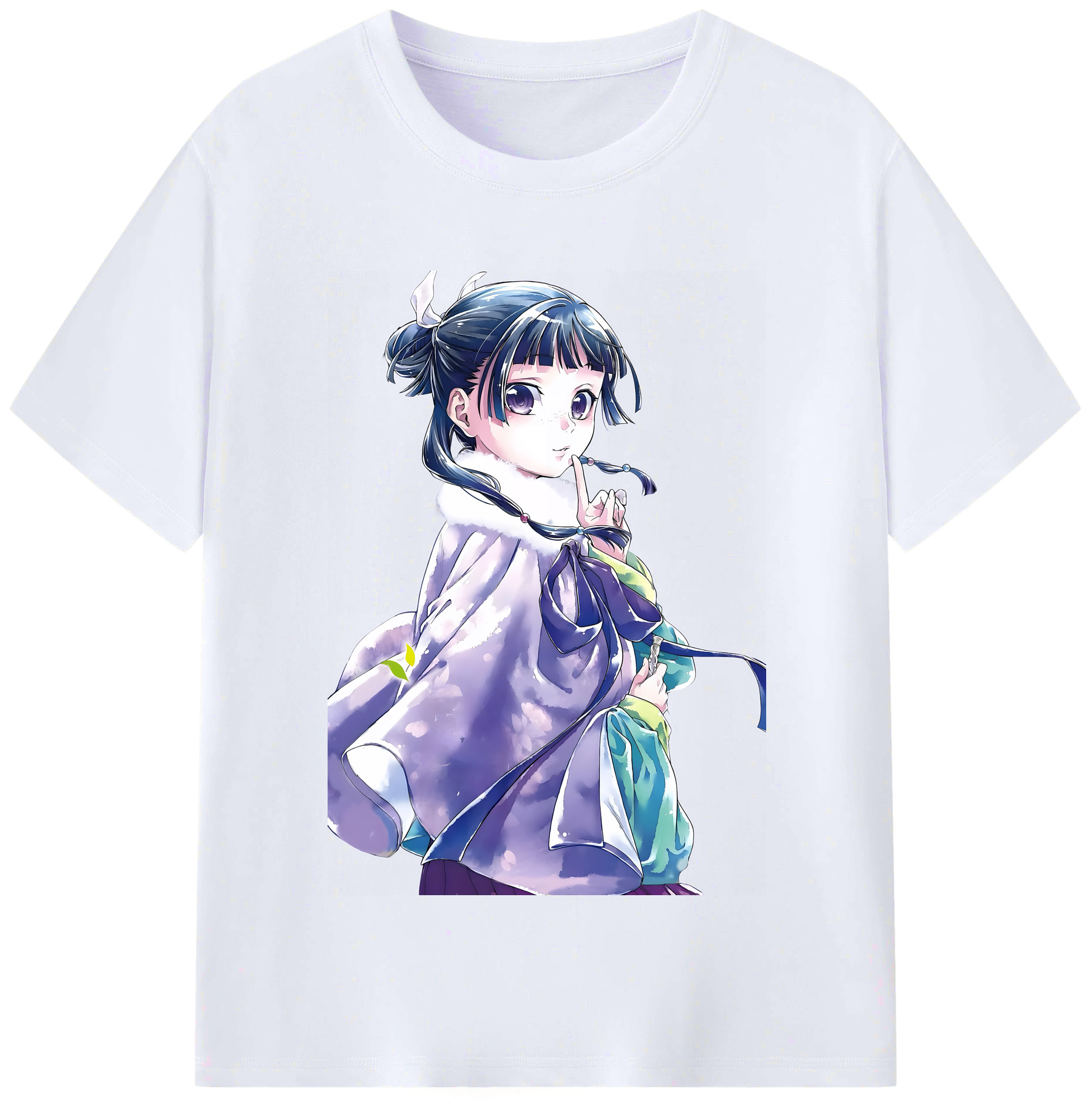 （画像用） 薬屋のひとりごと The Apothecary Diaries レディースカジュアルプリントTシャツ（綿100％）