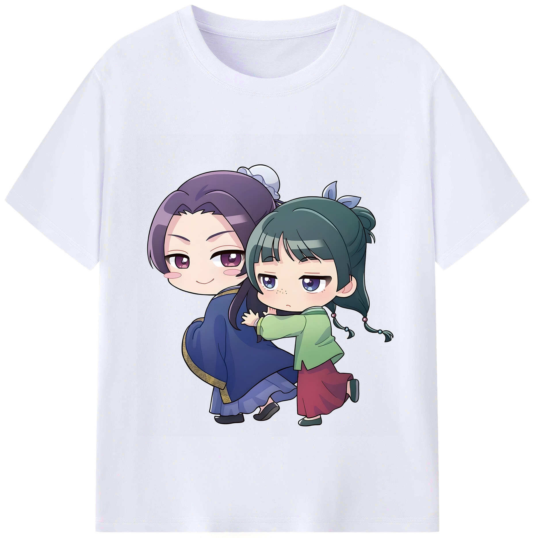 （画像用） 薬屋のひとりごと The Apothecary Diaries レディースカジュアルプリントTシャツ（綿100％）