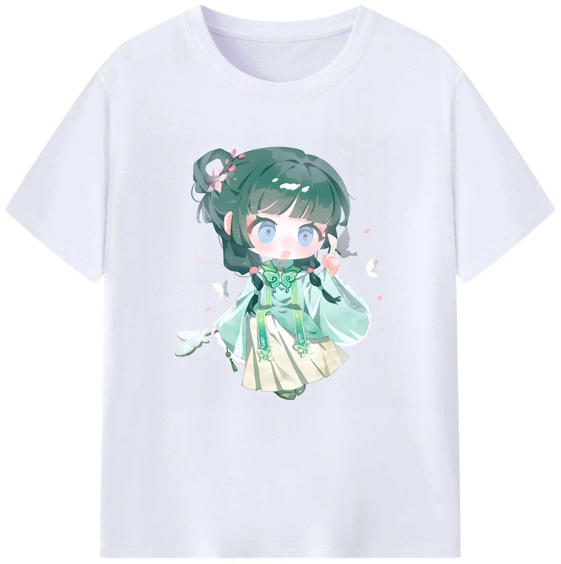 （画像用） 薬屋のひとりごと The Apothecary Diaries レディースカジュアルプリントTシャツ（綿100％）