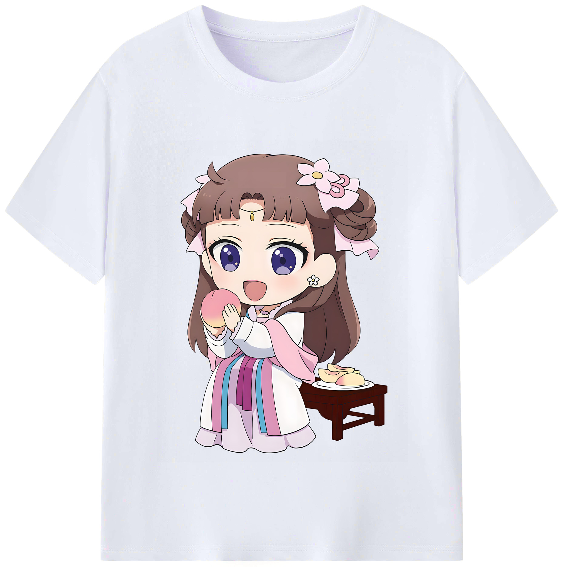 （画像用） 薬屋のひとりごと The Apothecary Diaries レディースカジュアルプリントTシャツ（綿100％）