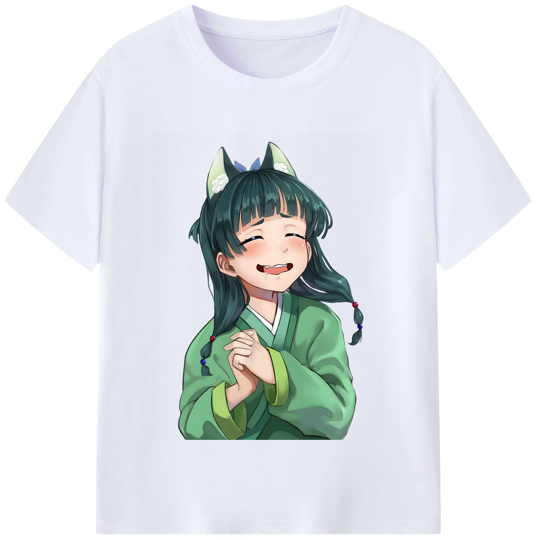 （画像用） 薬屋のひとりごと The Apothecary Diaries レディースカジュアルプリントTシャツ（綿100％）
