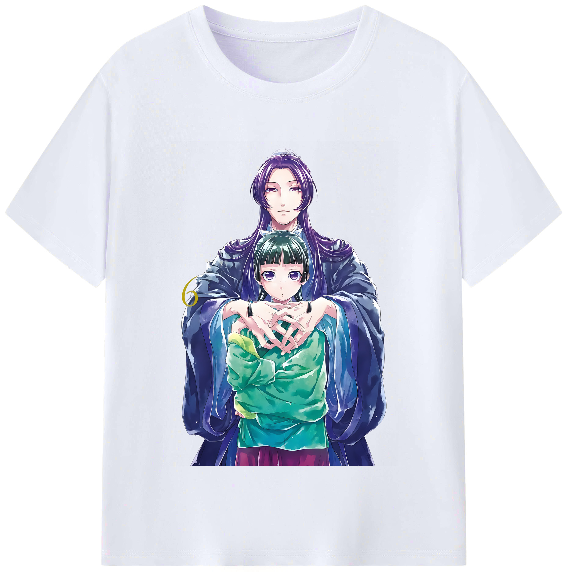 （画像用） 薬屋のひとりごと The Apothecary Diaries レディースカジュアルプリントTシャツ（綿100％）