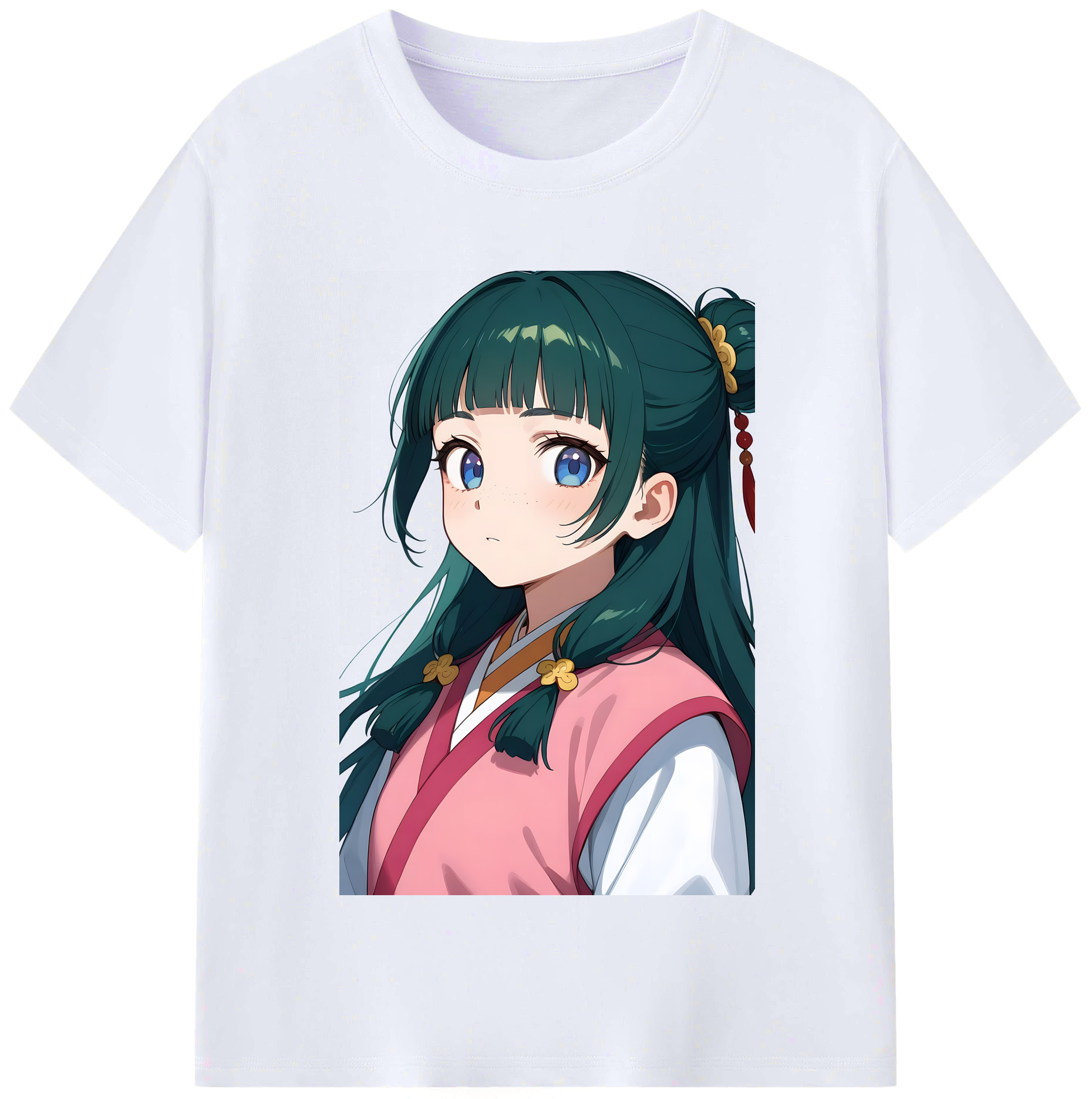 （画像用） 薬屋のひとりごと The Apothecary Diaries レディースカジュアルプリントTシャツ（綿100％）