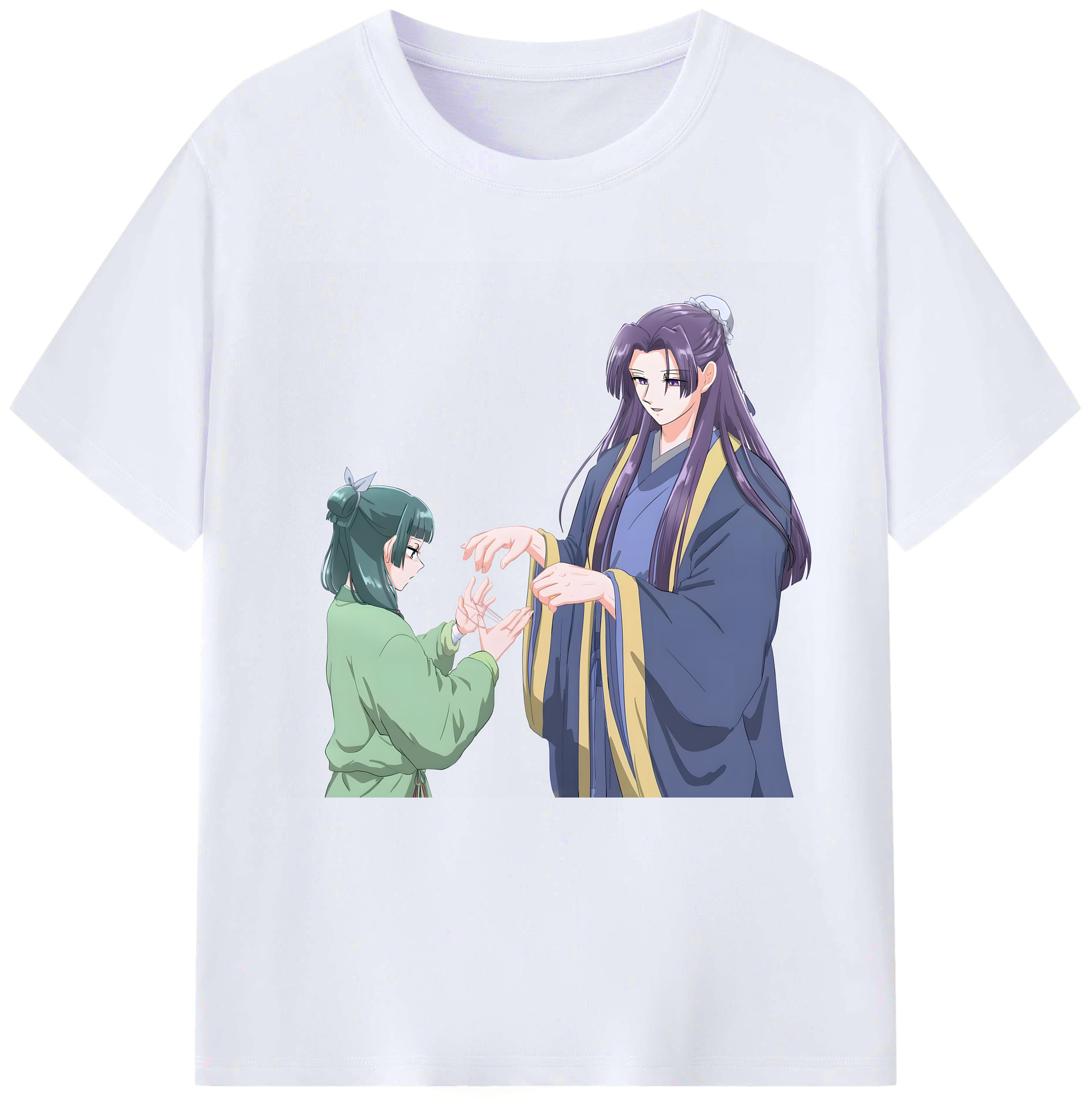 （画像用） 薬屋のひとりごと The Apothecary Diaries レディースカジュアルプリントTシャツ（綿100％）