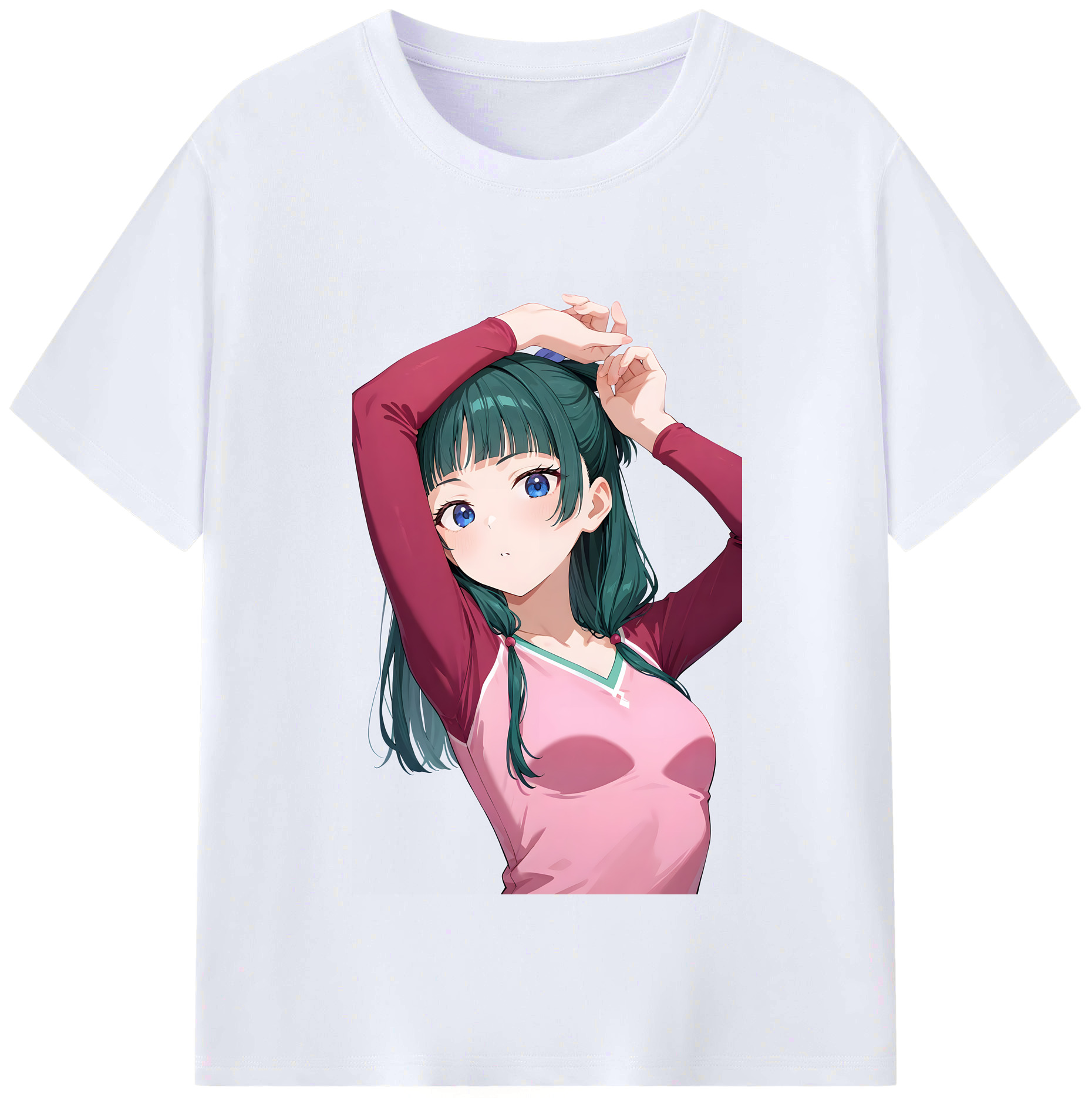 （画像用） 薬屋のひとりごと The Apothecary Diaries レディースカジュアルプリントTシャツ（綿100％）