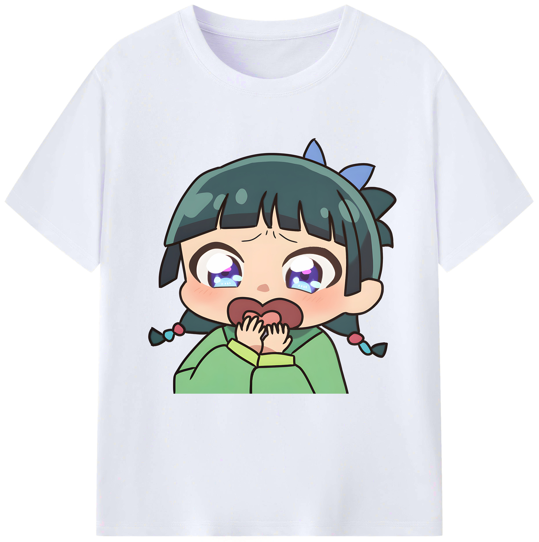 （画像用） 薬屋のひとりごと The Apothecary Diaries レディースカジュアルプリントTシャツ（綿100％）