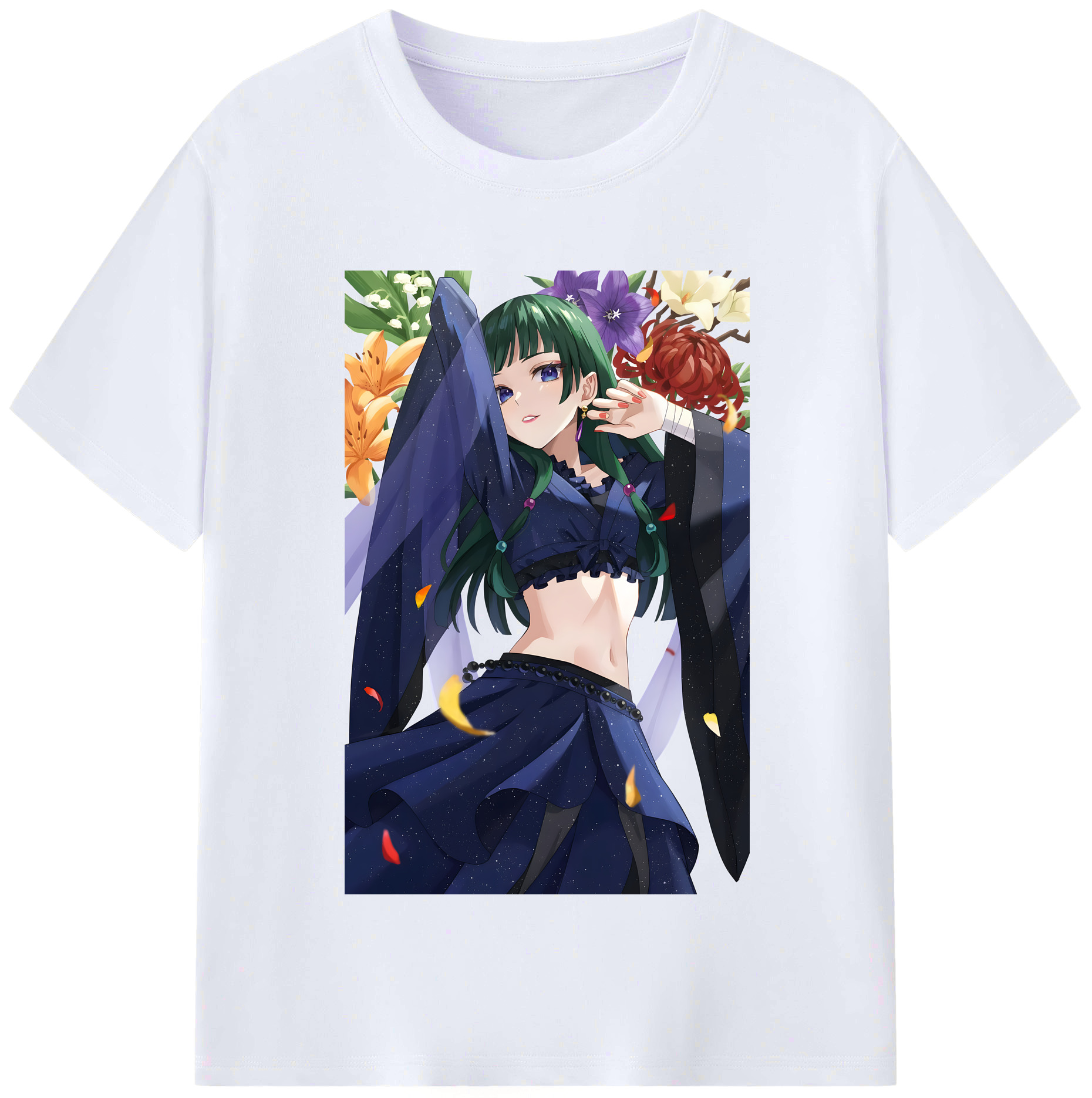 （画像用） 薬屋のひとりごと The Apothecary Diaries レディースカジュアルプリントTシャツ（綿100％）