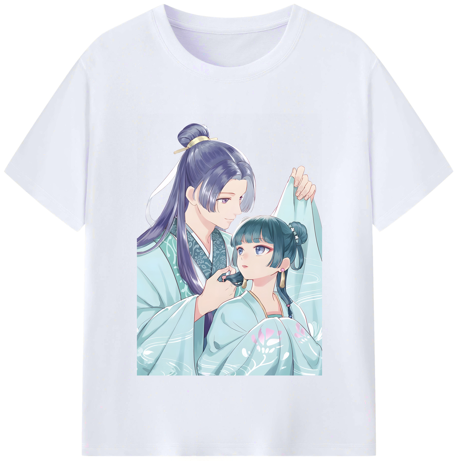 （画像用） 薬屋のひとりごと The Apothecary Diaries レディースカジュアルプリントTシャツ（綿100％）