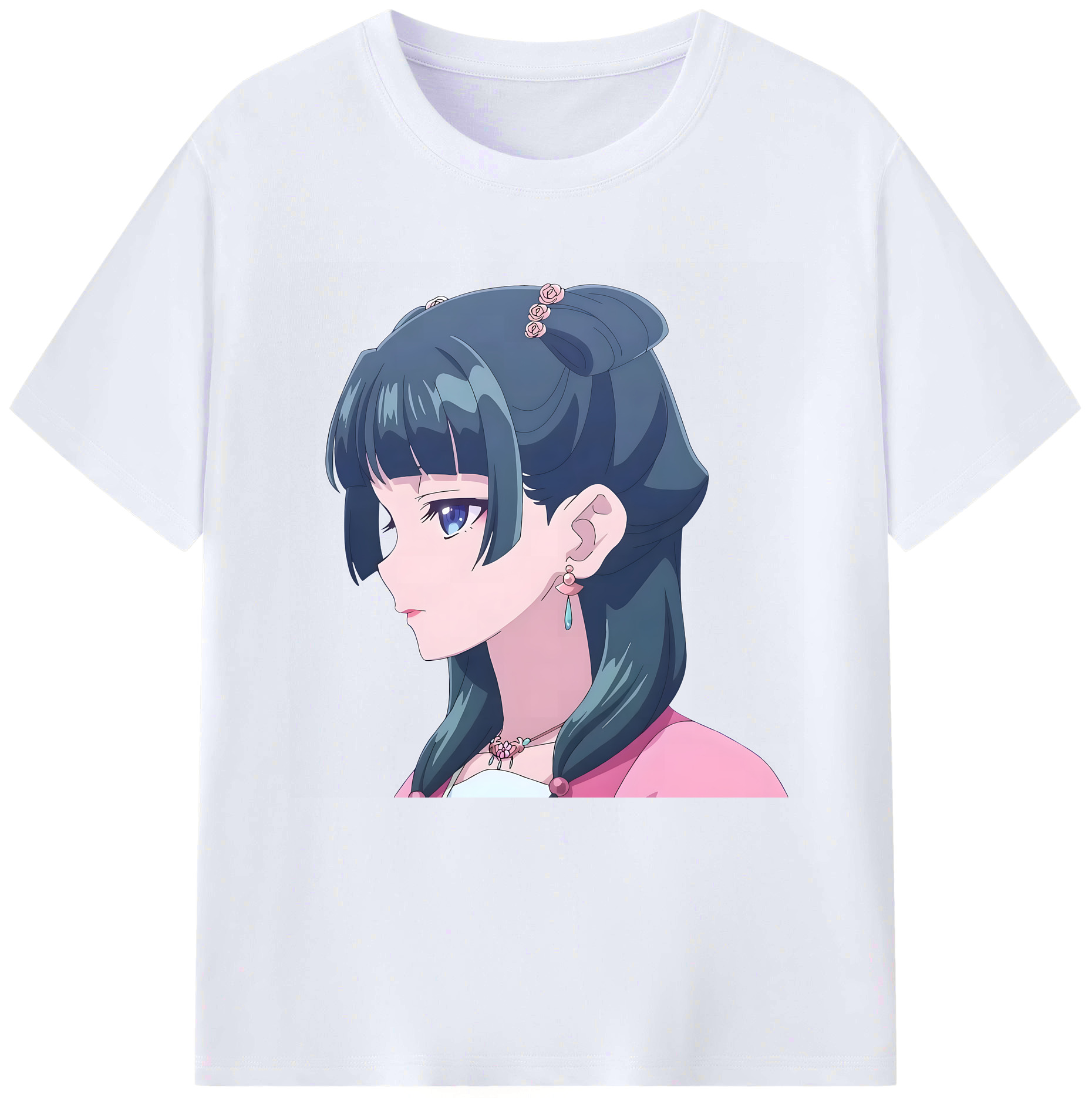 （画像用） 薬屋のひとりごと The Apothecary Diaries レディースカジュアルプリントTシャツ（綿100％）
