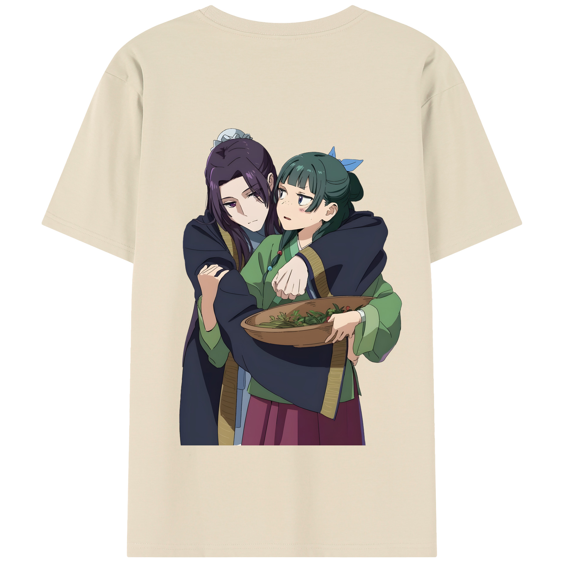 （画像用） 薬屋のひとりごと The Apothecary Diaries 綿100％半袖Tシャツ（背面プリント）