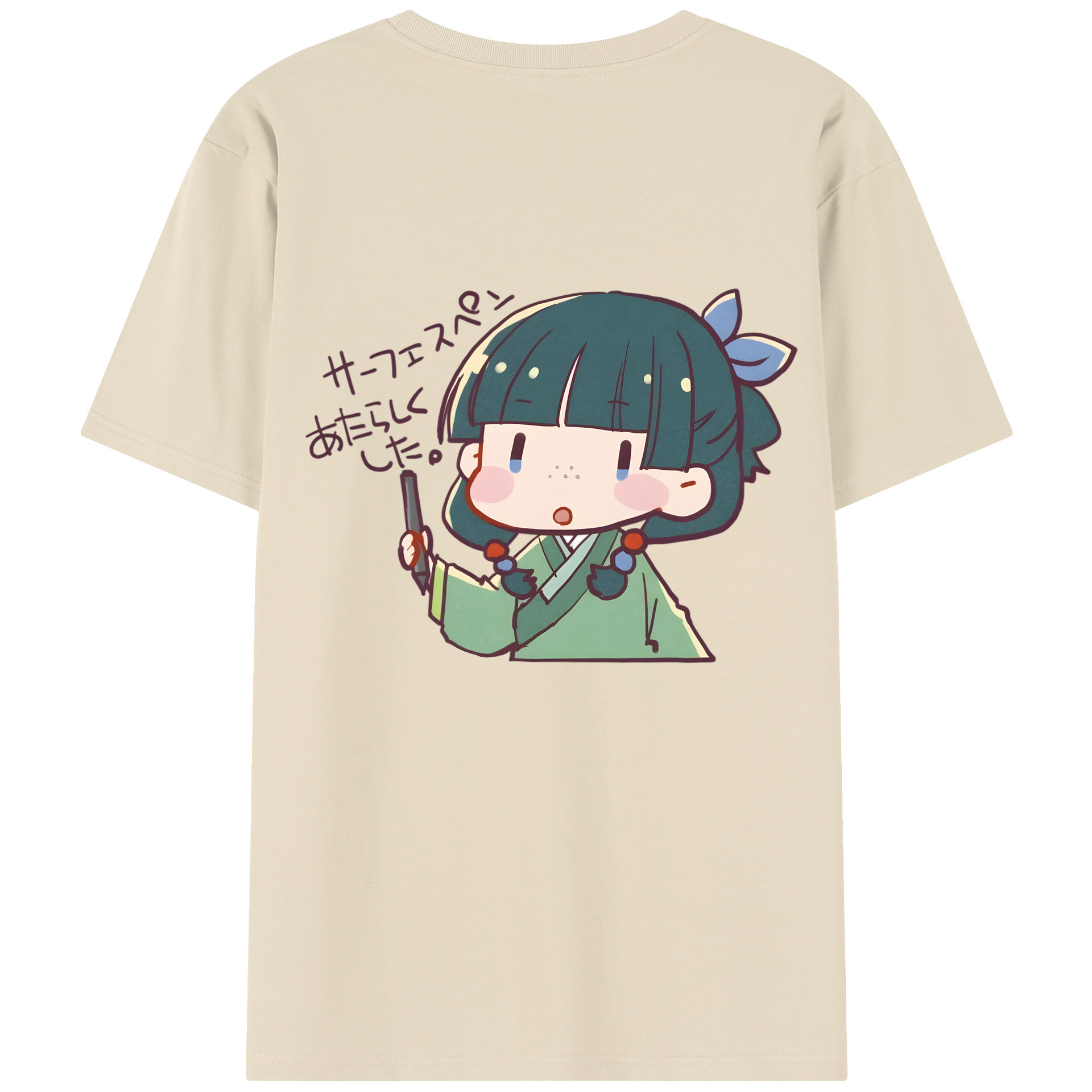 （画像用） 薬屋のひとりごと The Apothecary Diaries 綿100％半袖Tシャツ（背面プリント）