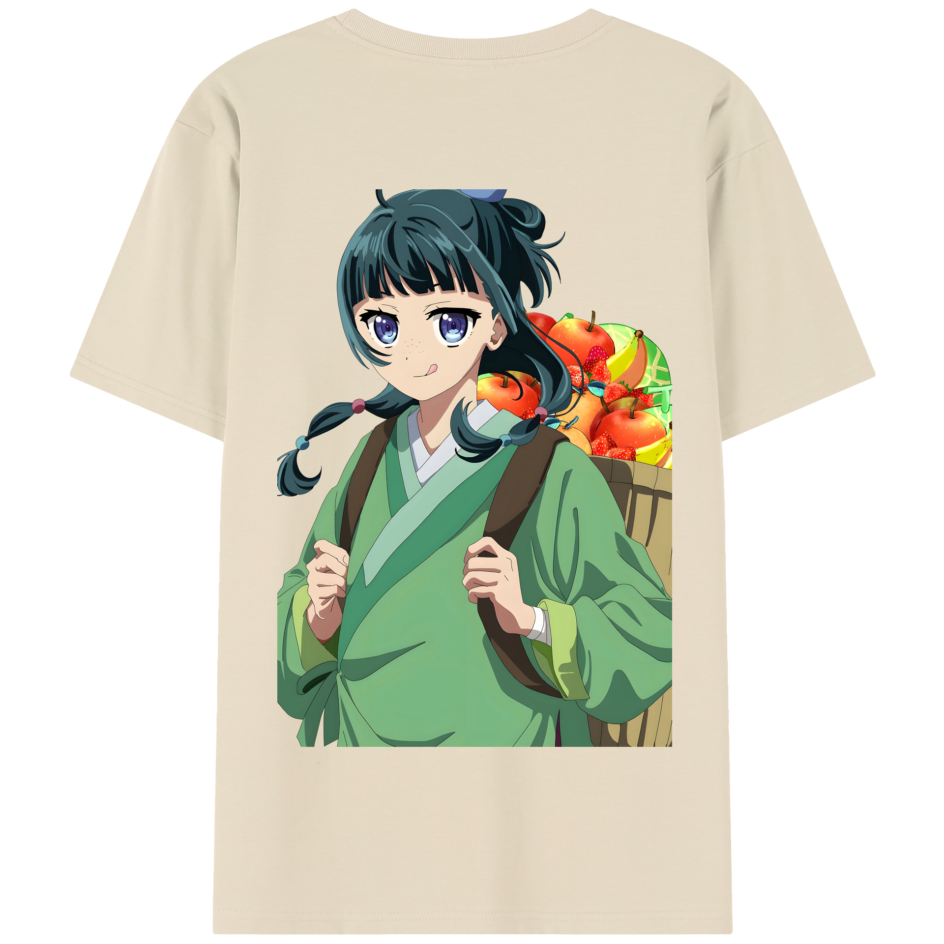（画像用） 薬屋のひとりごと The Apothecary Diaries 綿100％半袖Tシャツ（背面プリント）