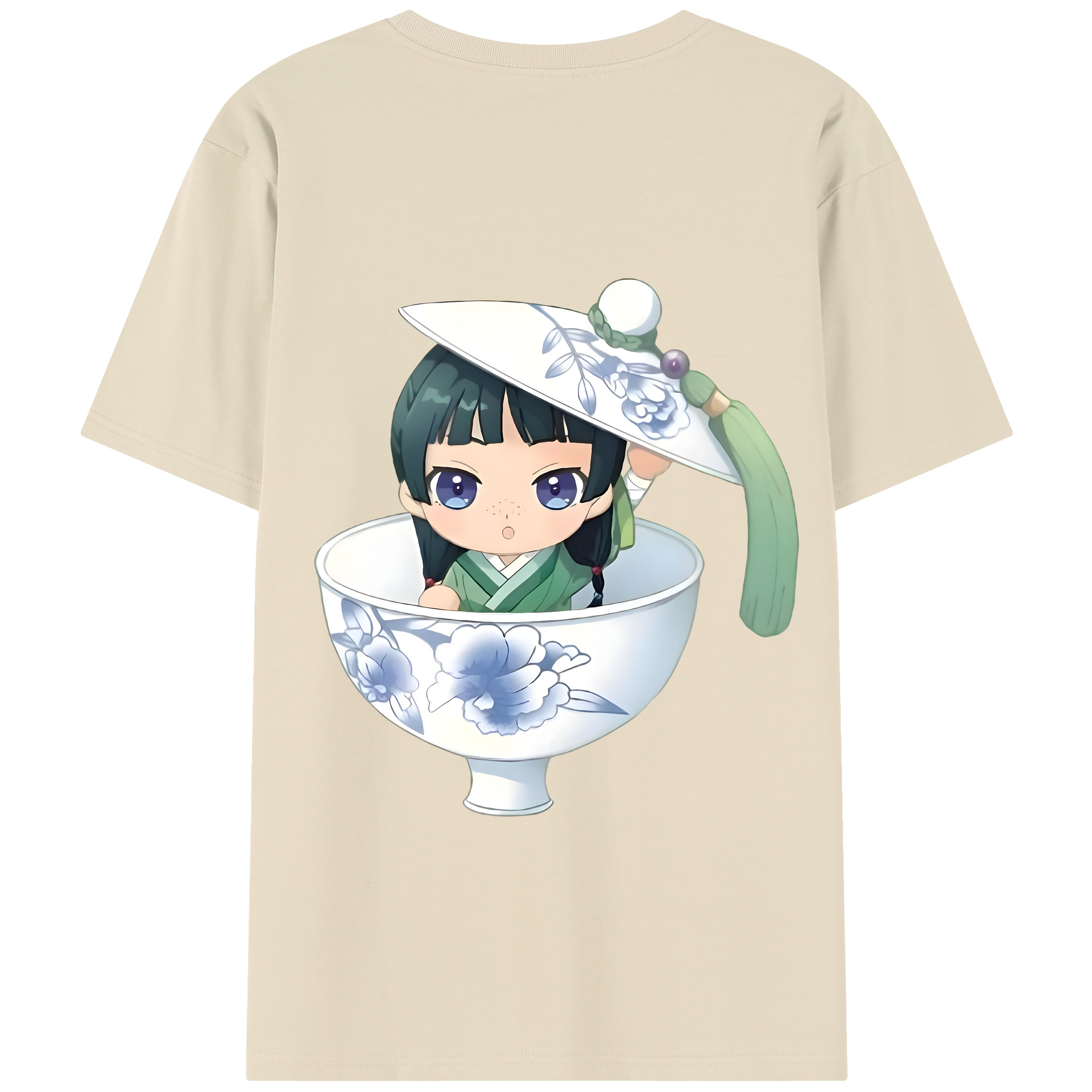（画像用） 薬屋のひとりごと The Apothecary Diaries 綿100％半袖Tシャツ（背面プリント）