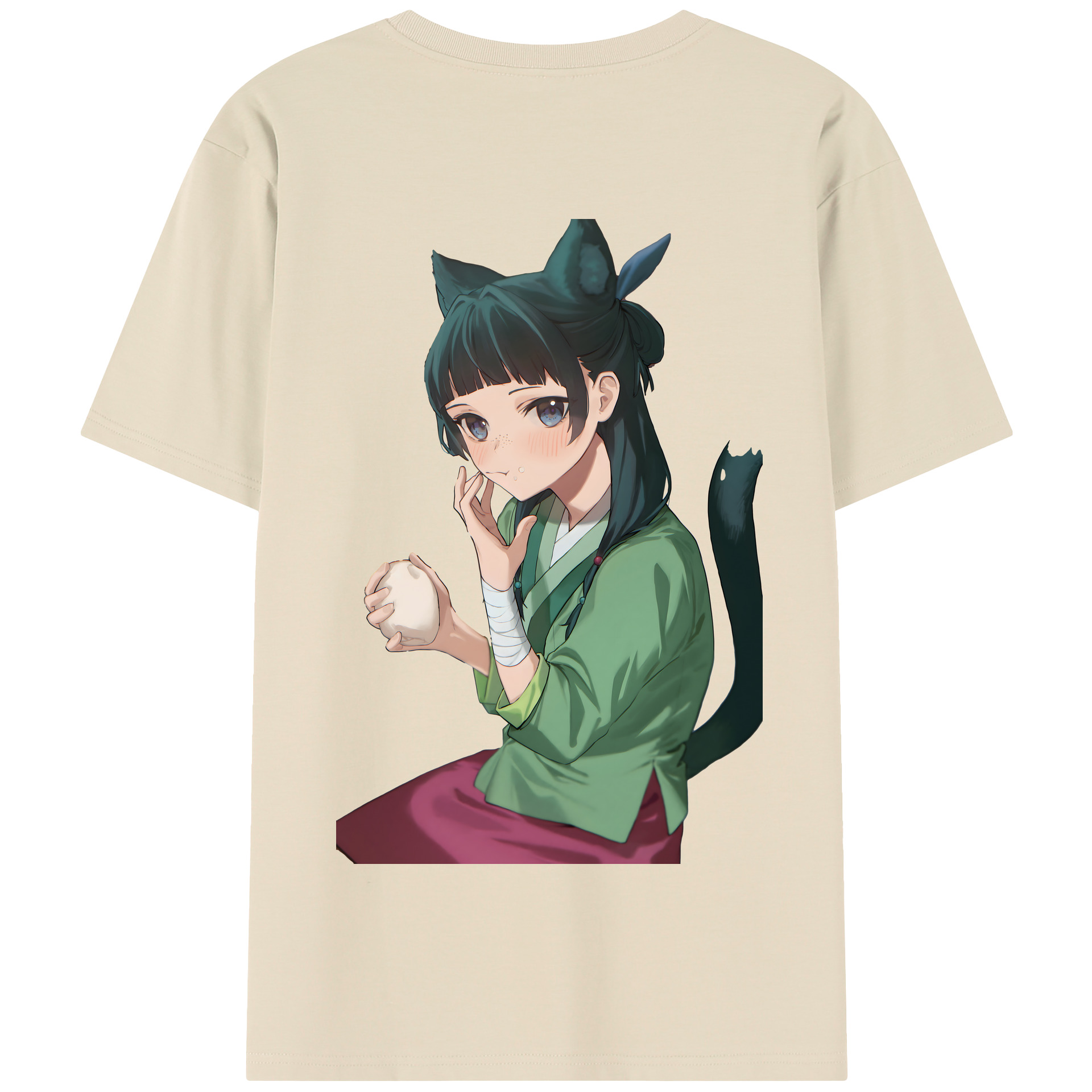 （画像用） 薬屋のひとりごと The Apothecary Diaries 綿100％半袖Tシャツ（背面プリント）