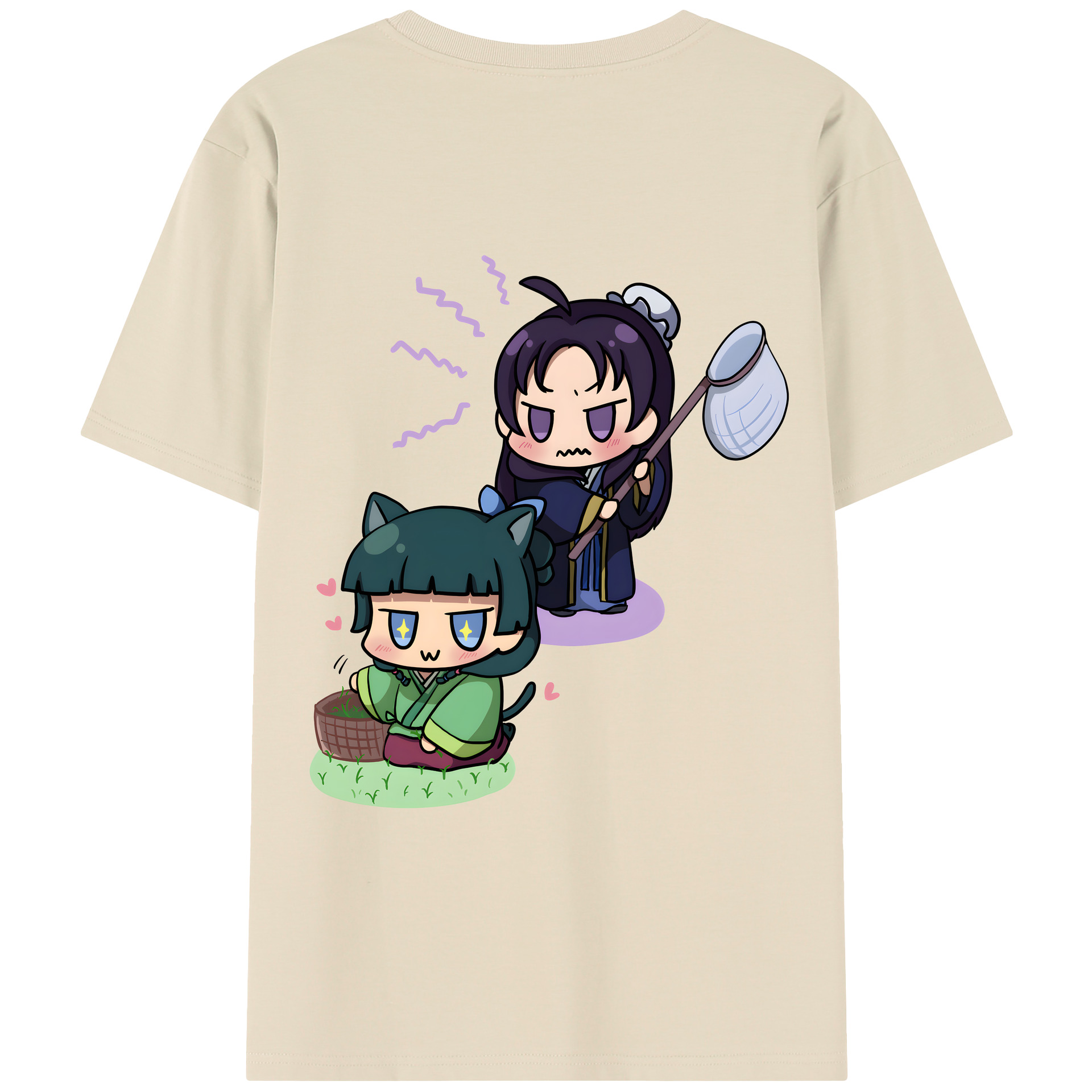 （画像用） 薬屋のひとりごと The Apothecary Diaries 綿100％半袖Tシャツ（背面プリント）