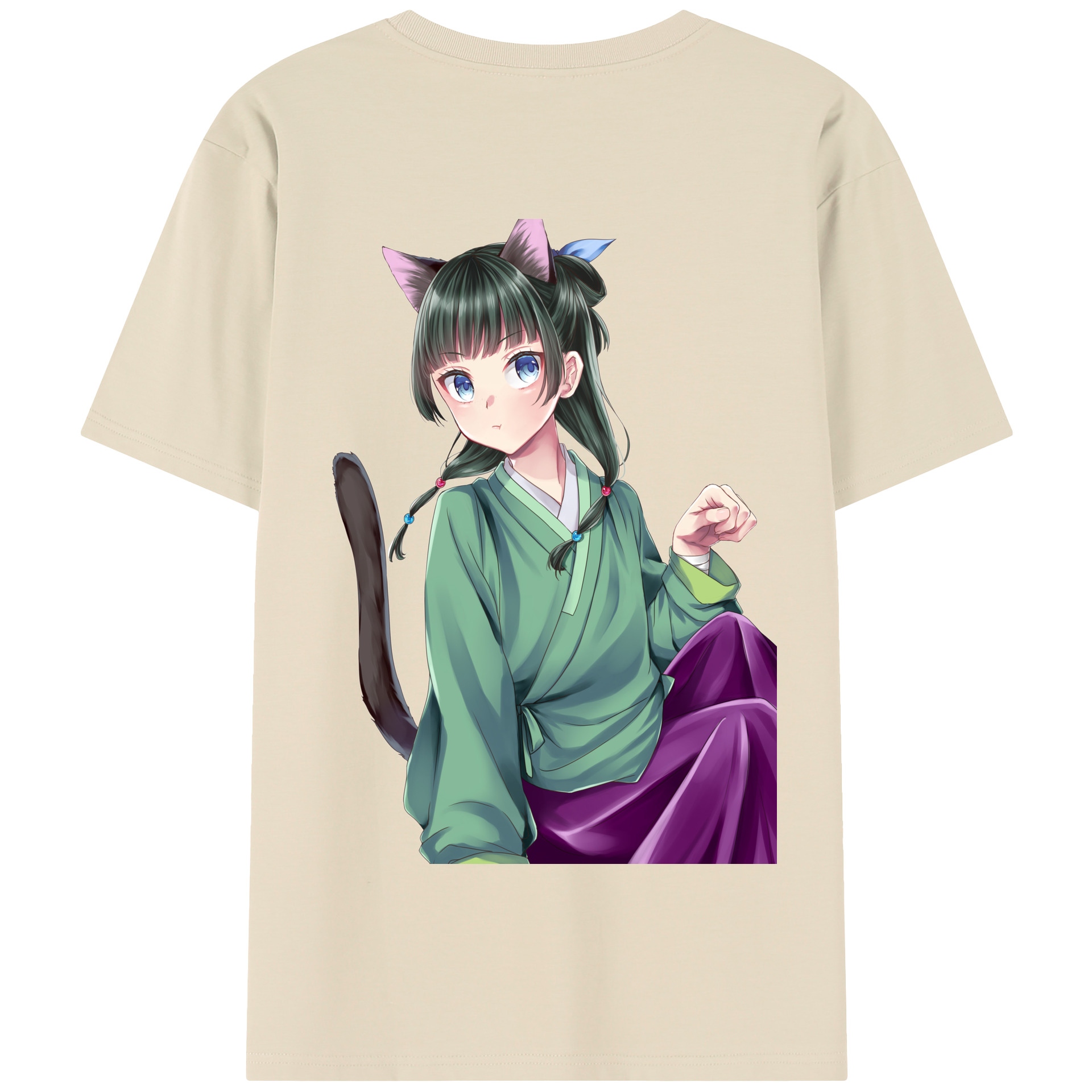 （画像用） 薬屋のひとりごと The Apothecary Diaries 綿100％半袖Tシャツ（背面プリント）