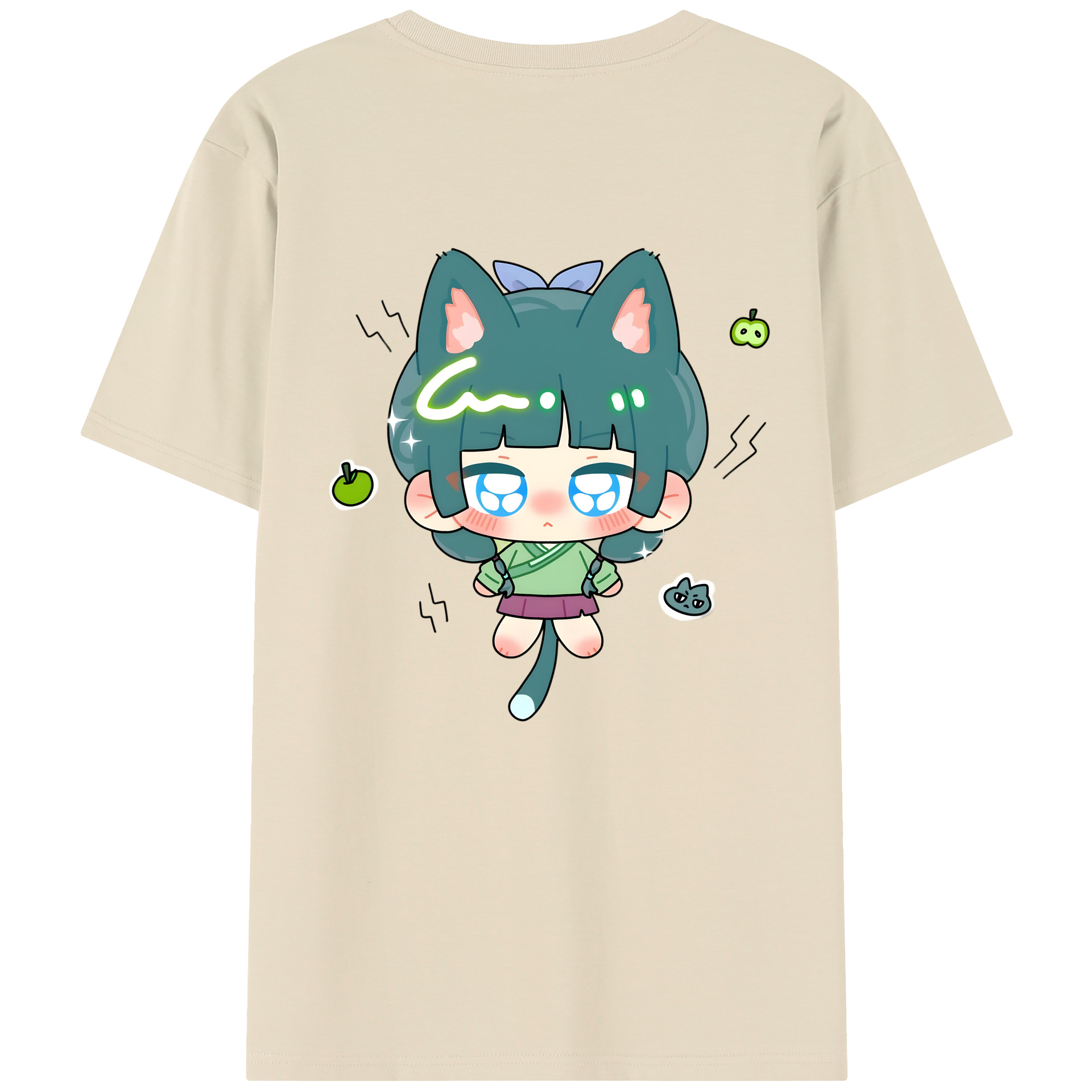 （画像用） 薬屋のひとりごと The Apothecary Diaries 綿100％半袖Tシャツ（背面プリント）