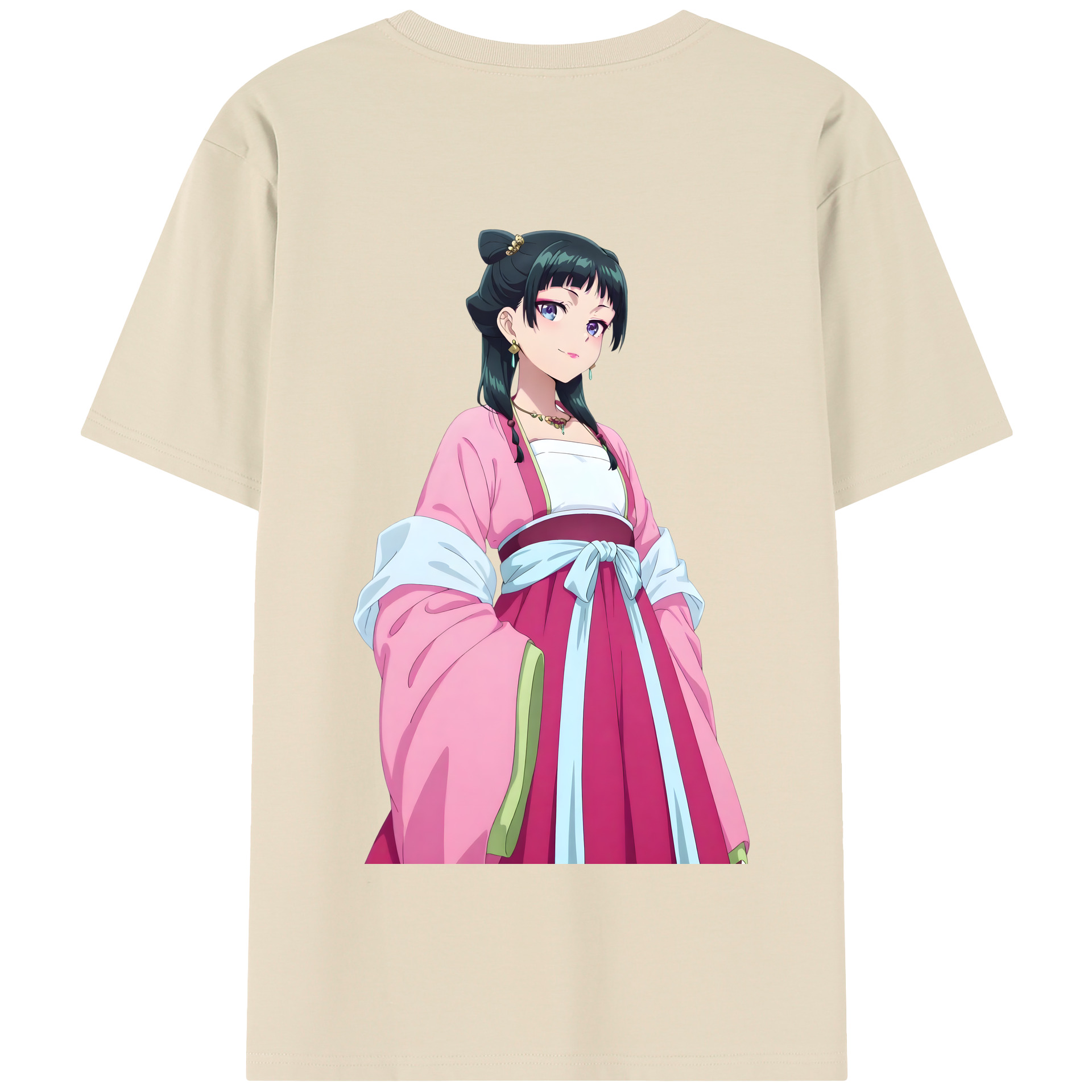 （画像用） 薬屋のひとりごと The Apothecary Diaries 綿100％半袖Tシャツ（背面プリント）