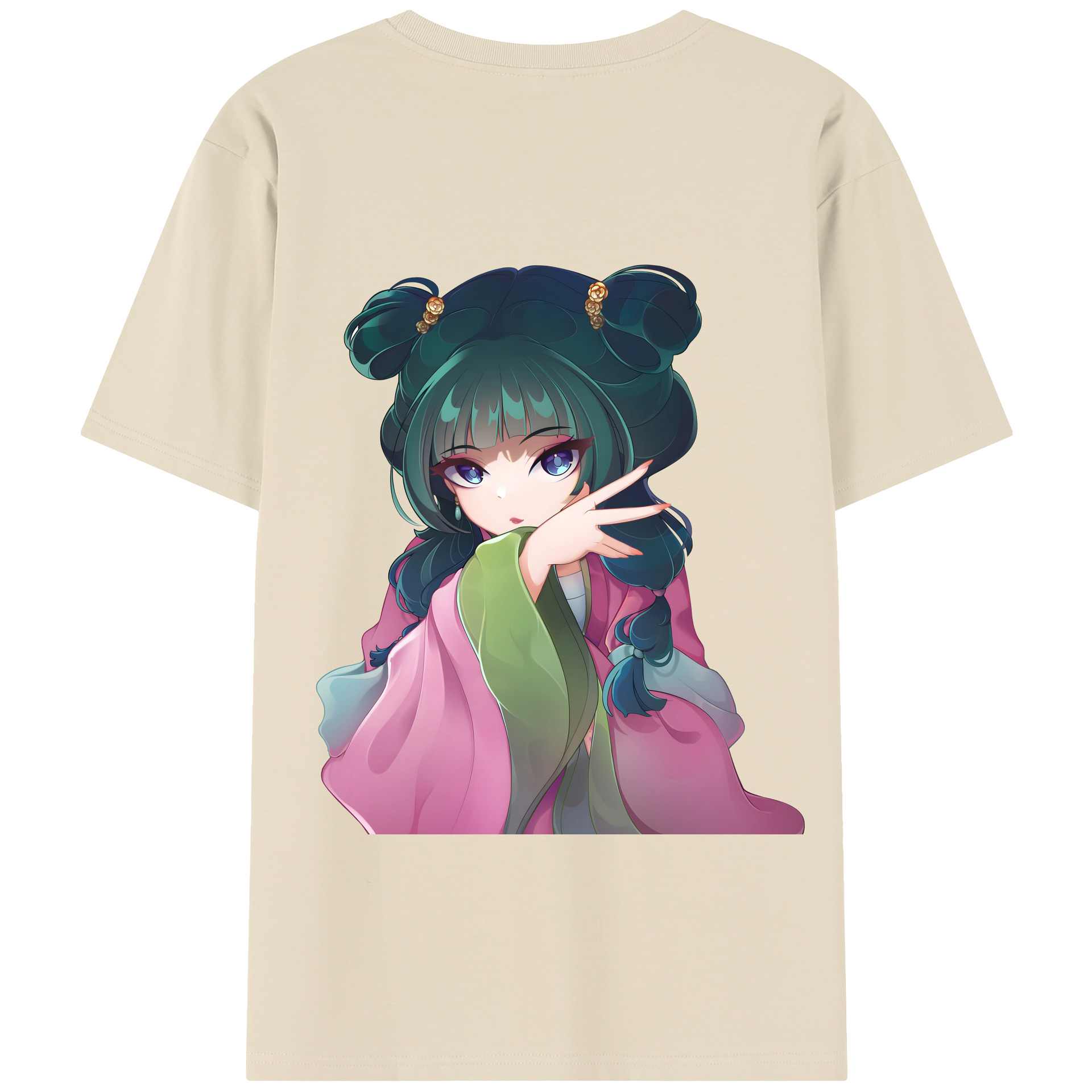 （画像用） 薬屋のひとりごと The Apothecary Diaries 綿100％半袖Tシャツ（背面プリント）