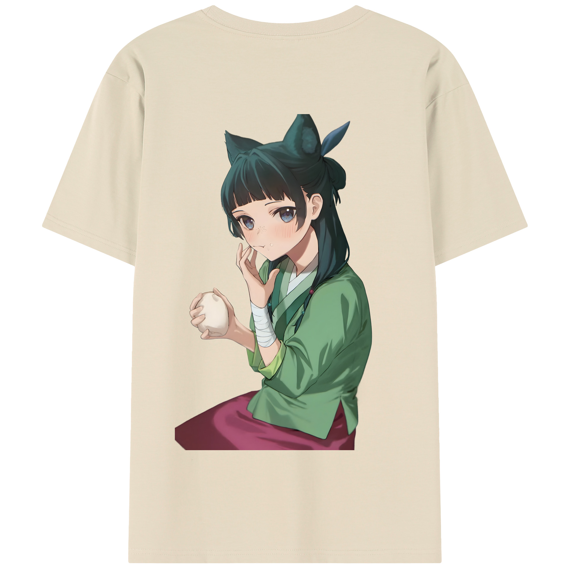 （画像用） 薬屋のひとりごと The Apothecary Diaries 綿100％半袖Tシャツ（背面プリント）