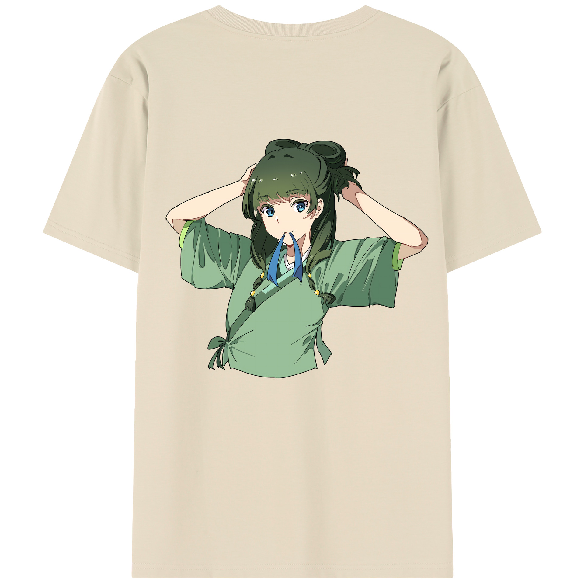 （画像用） 薬屋のひとりごと The Apothecary Diaries 綿100％半袖Tシャツ（背面プリント）