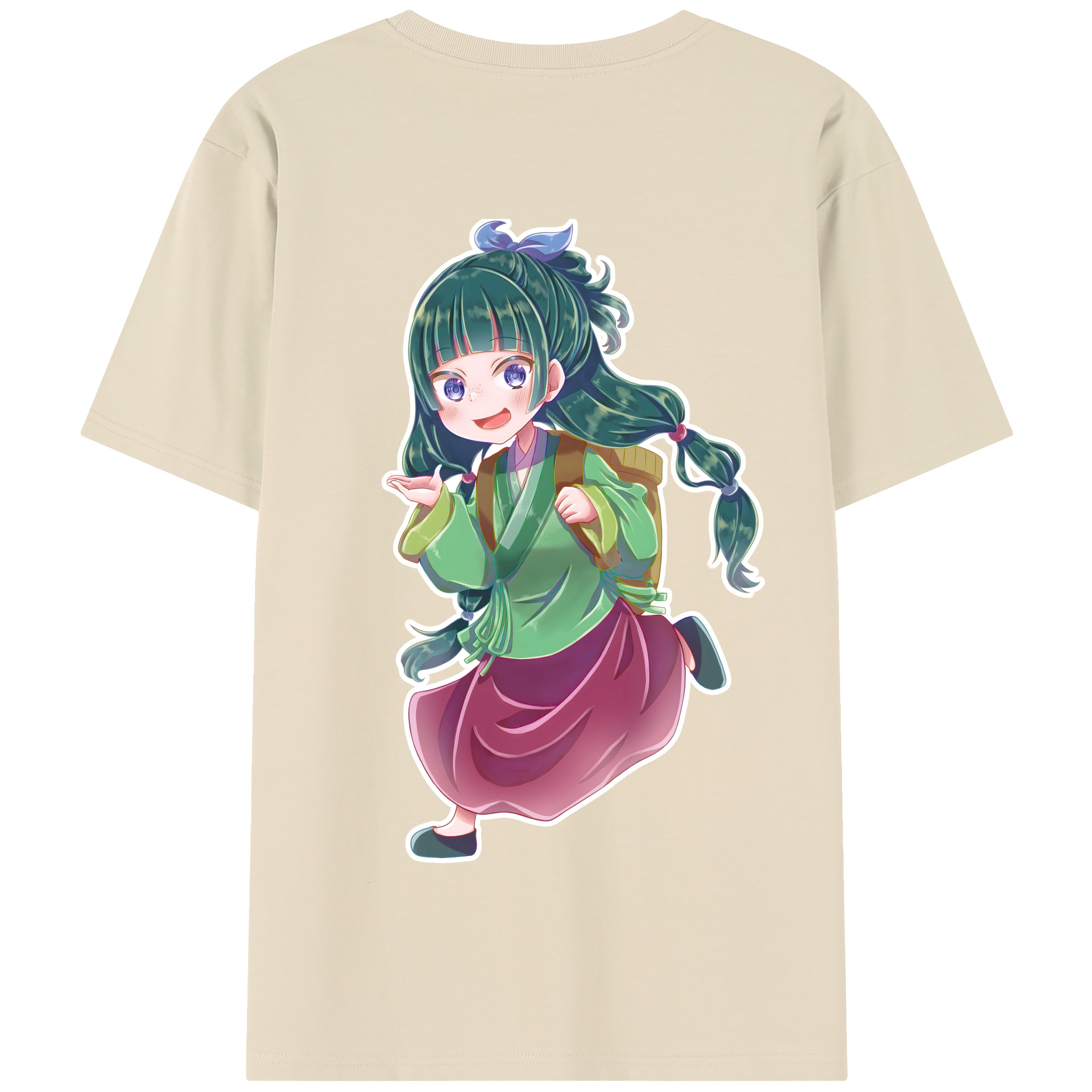 （画像用） 薬屋のひとりごと The Apothecary Diaries 綿100％半袖Tシャツ（背面プリント）