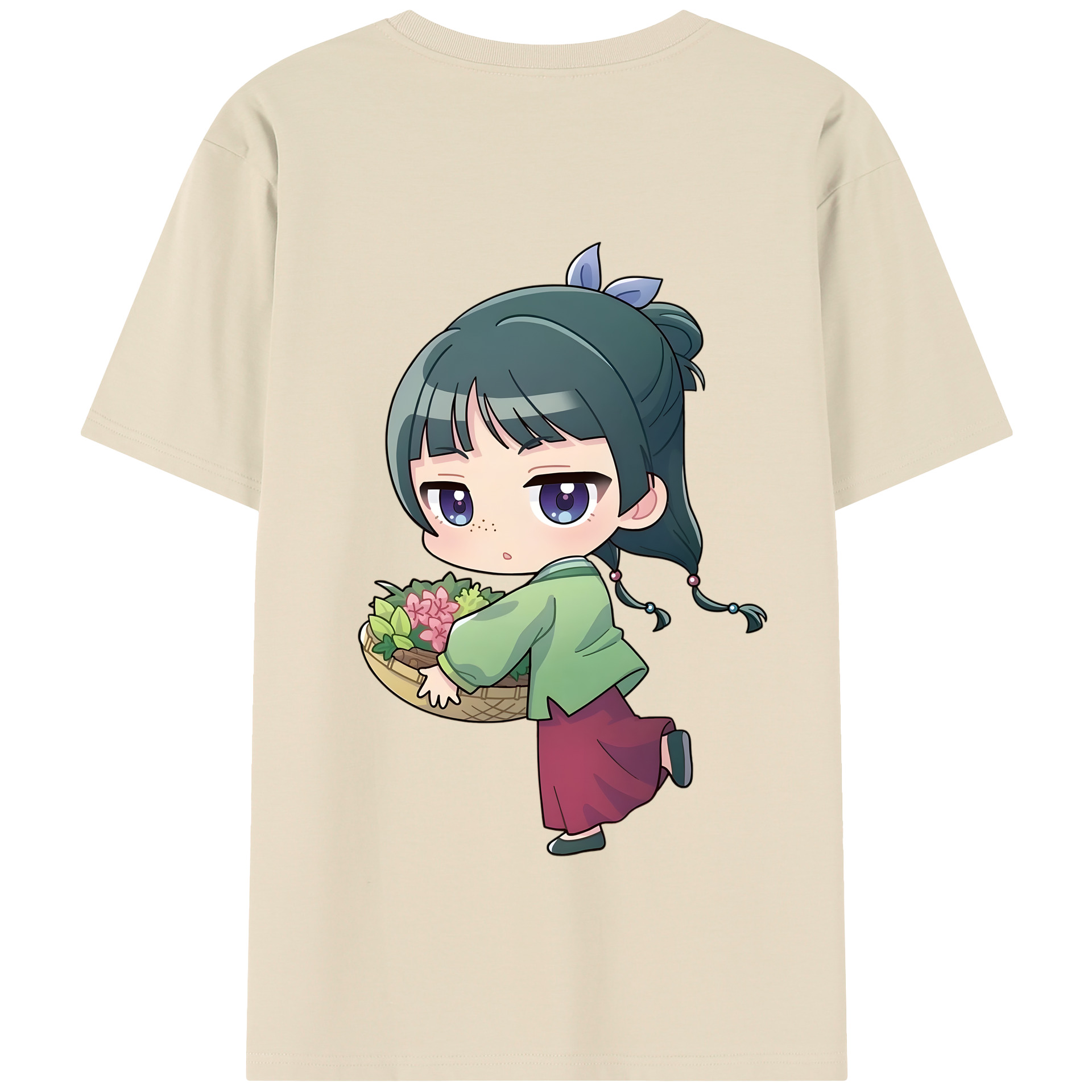 （画像用） 薬屋のひとりごと The Apothecary Diaries 綿100％半袖Tシャツ（背面プリント）