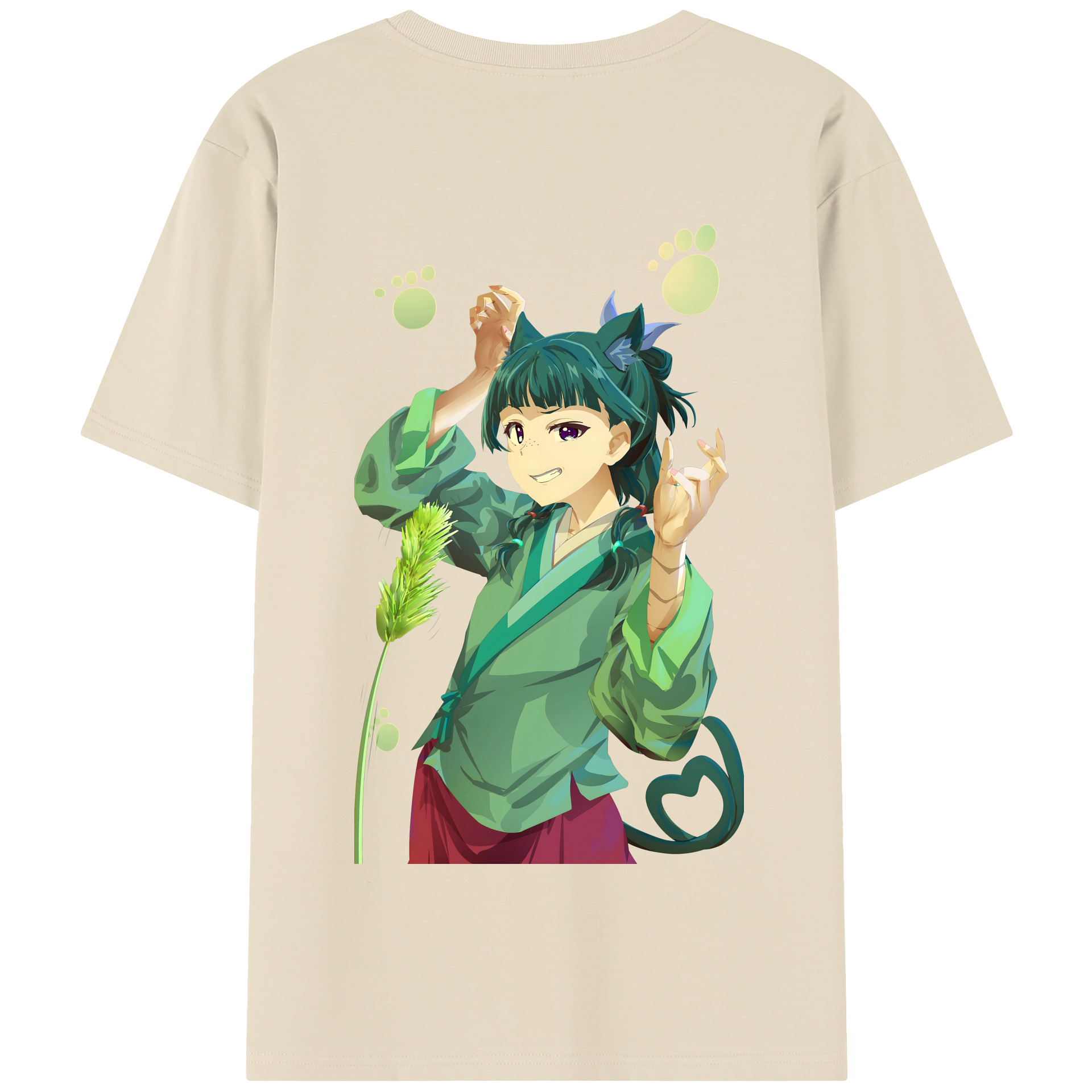 （画像用） 薬屋のひとりごと The Apothecary Diaries 綿100％半袖Tシャツ（背面プリント）