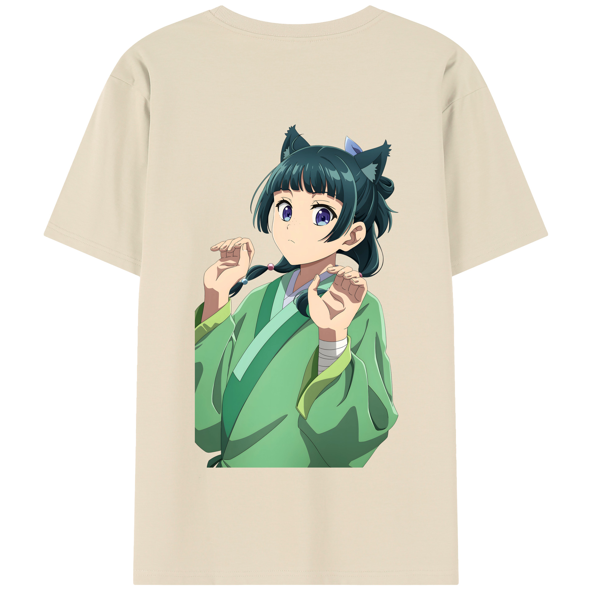 （画像用） 薬屋のひとりごと The Apothecary Diaries 綿100％半袖Tシャツ（背面プリント）