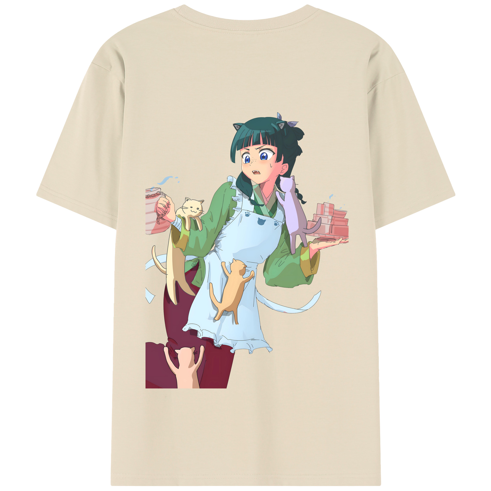 （画像用） 薬屋のひとりごと The Apothecary Diaries 綿100％半袖Tシャツ（背面プリント）