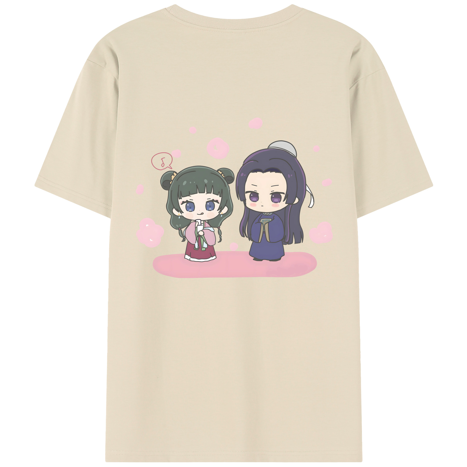 （画像用） 薬屋のひとりごと The Apothecary Diaries 綿100％半袖Tシャツ（背面プリント）