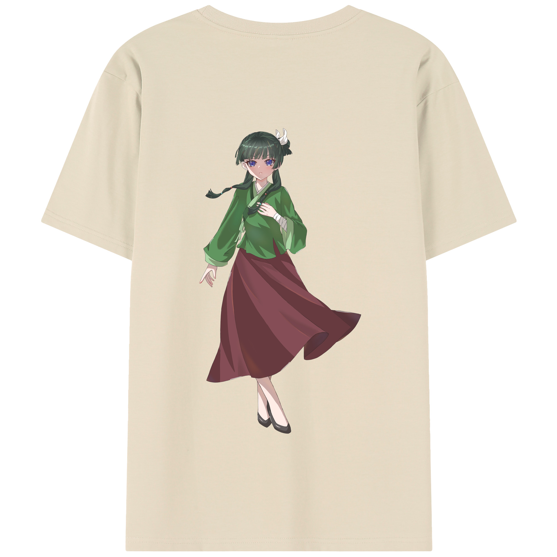 （画像用） 薬屋のひとりごと The Apothecary Diaries 綿100％半袖Tシャツ（背面プリント）