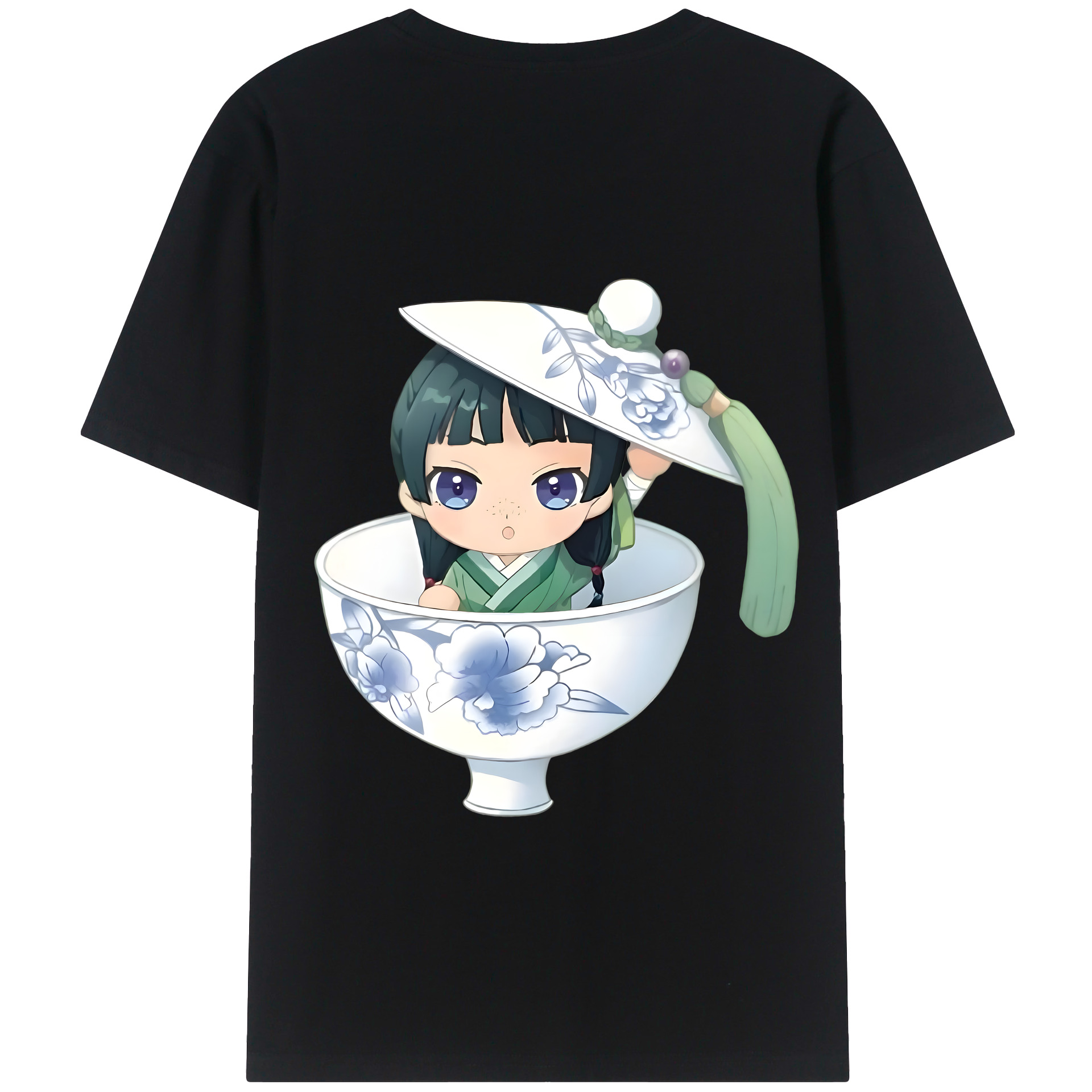 （画像用） 薬屋のひとりごと The Apothecary Diaries 綿100％半袖Tシャツ（背面プリント）