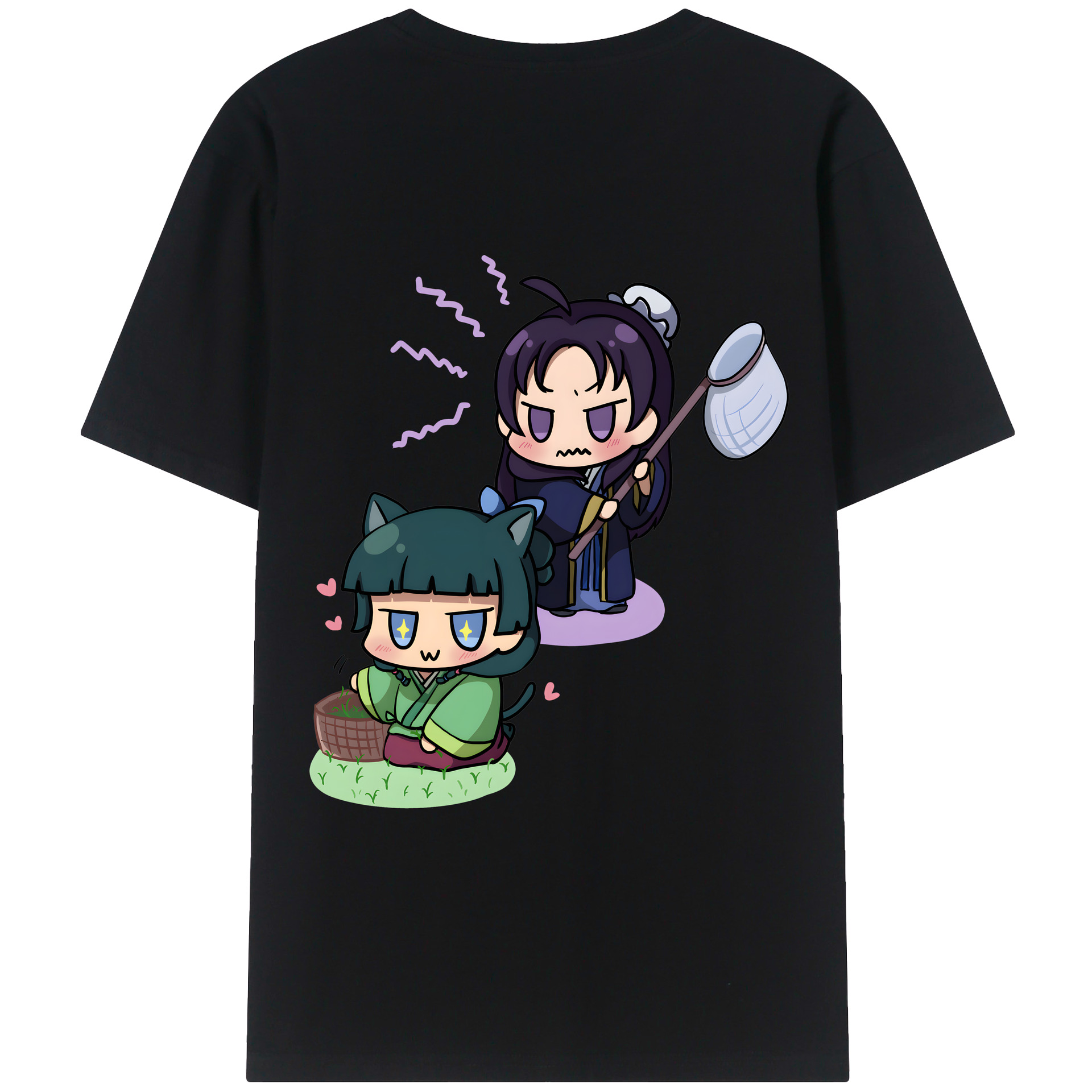 （画像用） 薬屋のひとりごと The Apothecary Diaries 綿100％半袖Tシャツ（背面プリント）