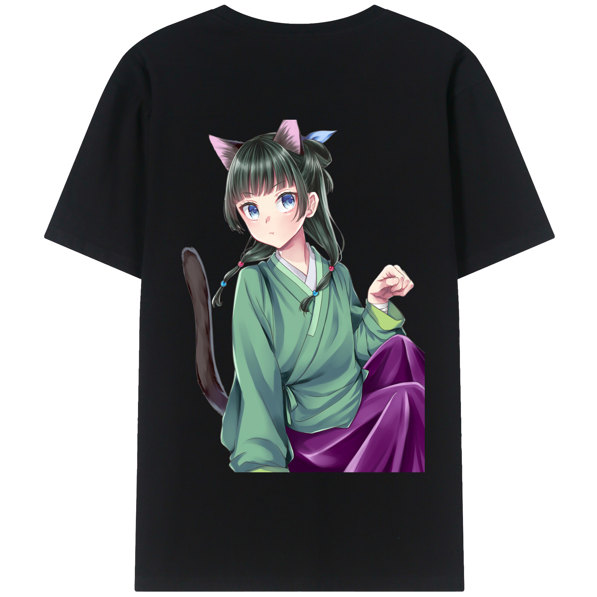 （画像用） 薬屋のひとりごと The Apothecary Diaries 綿100％半袖Tシャツ（背面プリント）