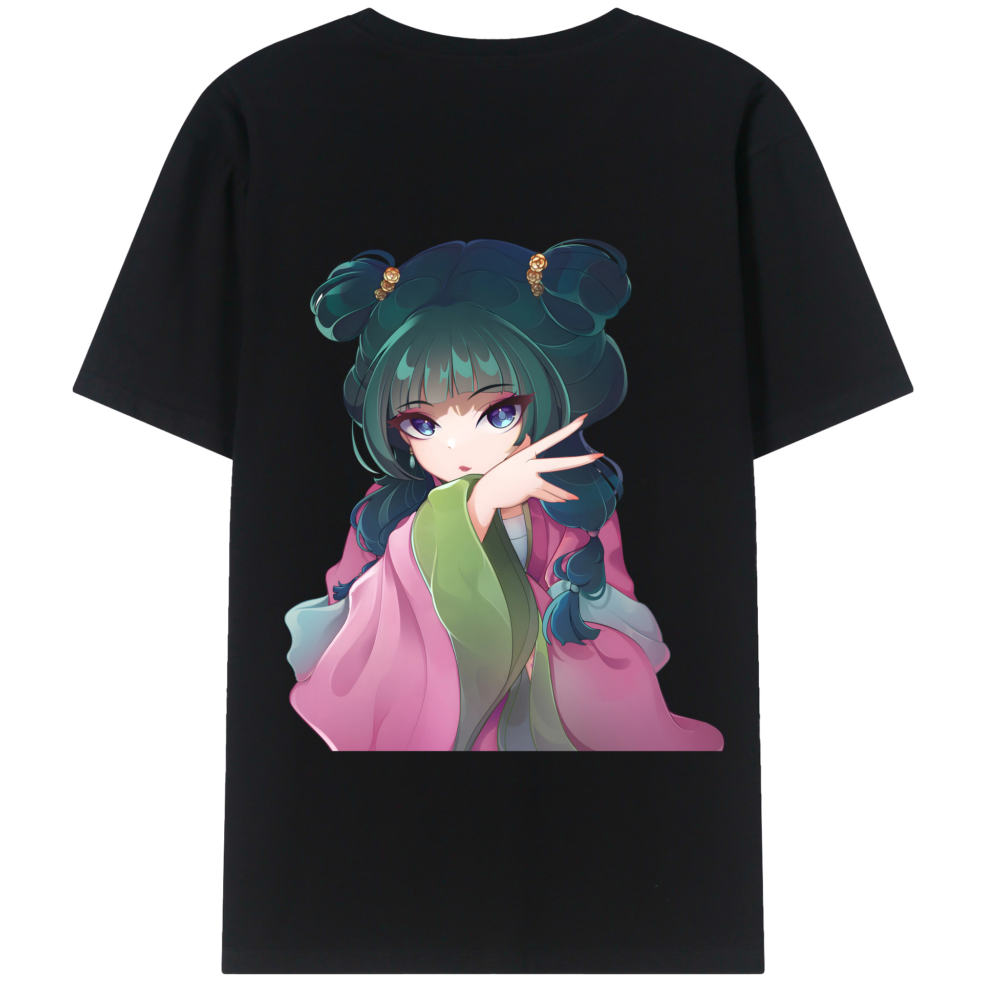 （画像用） 薬屋のひとりごと The Apothecary Diaries 綿100％半袖Tシャツ（背面プリント）