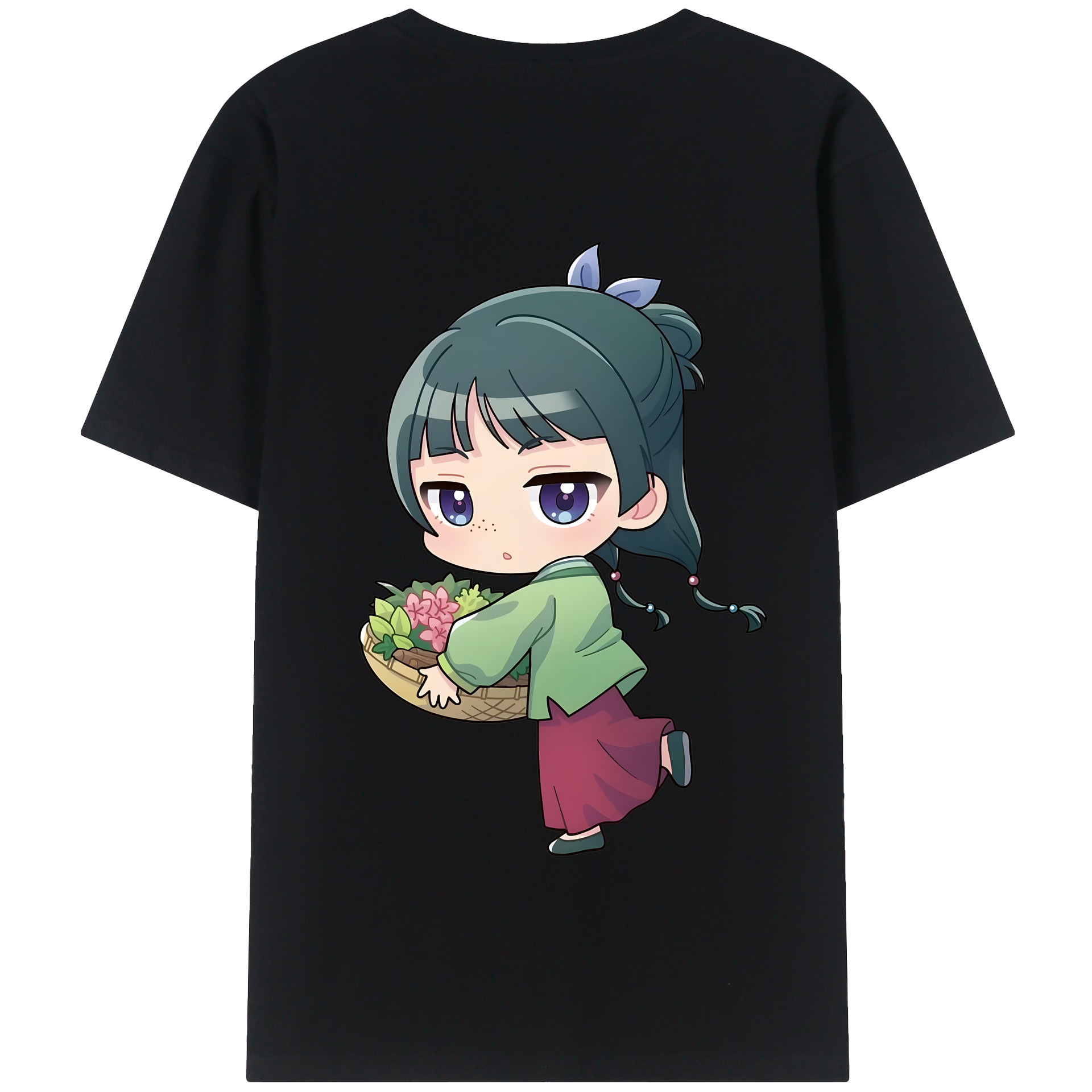 （画像用） 薬屋のひとりごと The Apothecary Diaries 綿100％半袖Tシャツ（背面プリント）