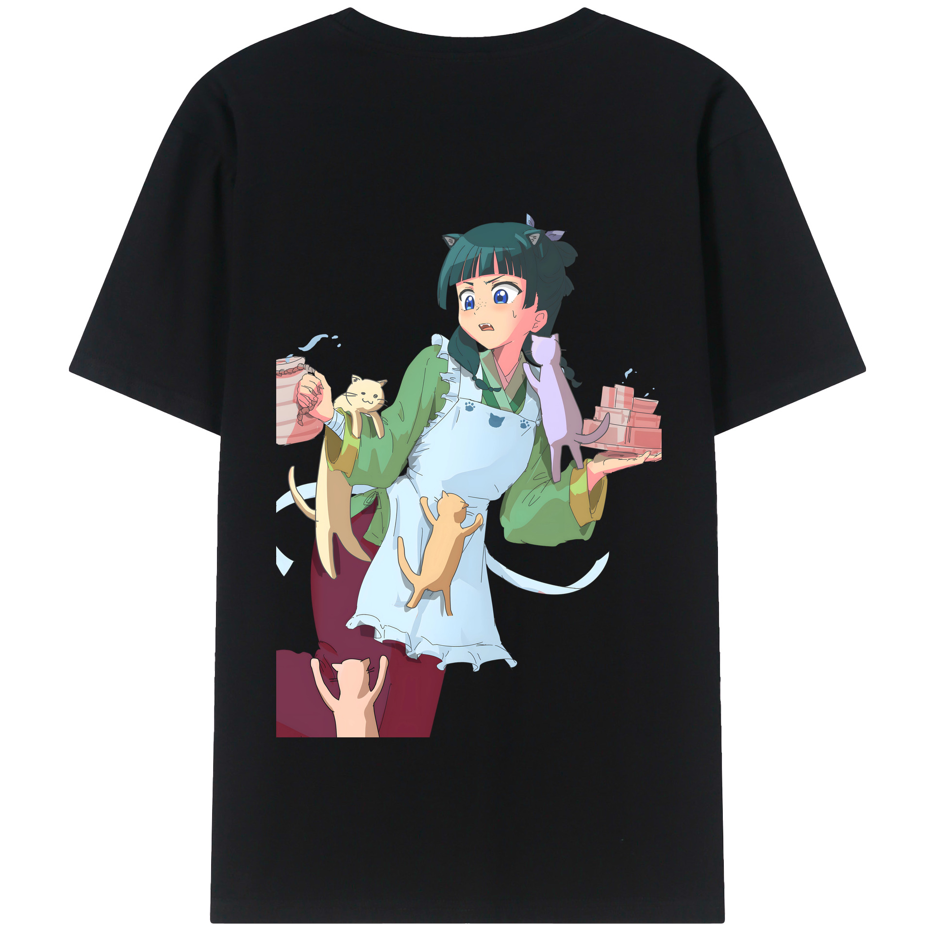 （画像用） 薬屋のひとりごと The Apothecary Diaries 綿100％半袖Tシャツ（背面プリント）