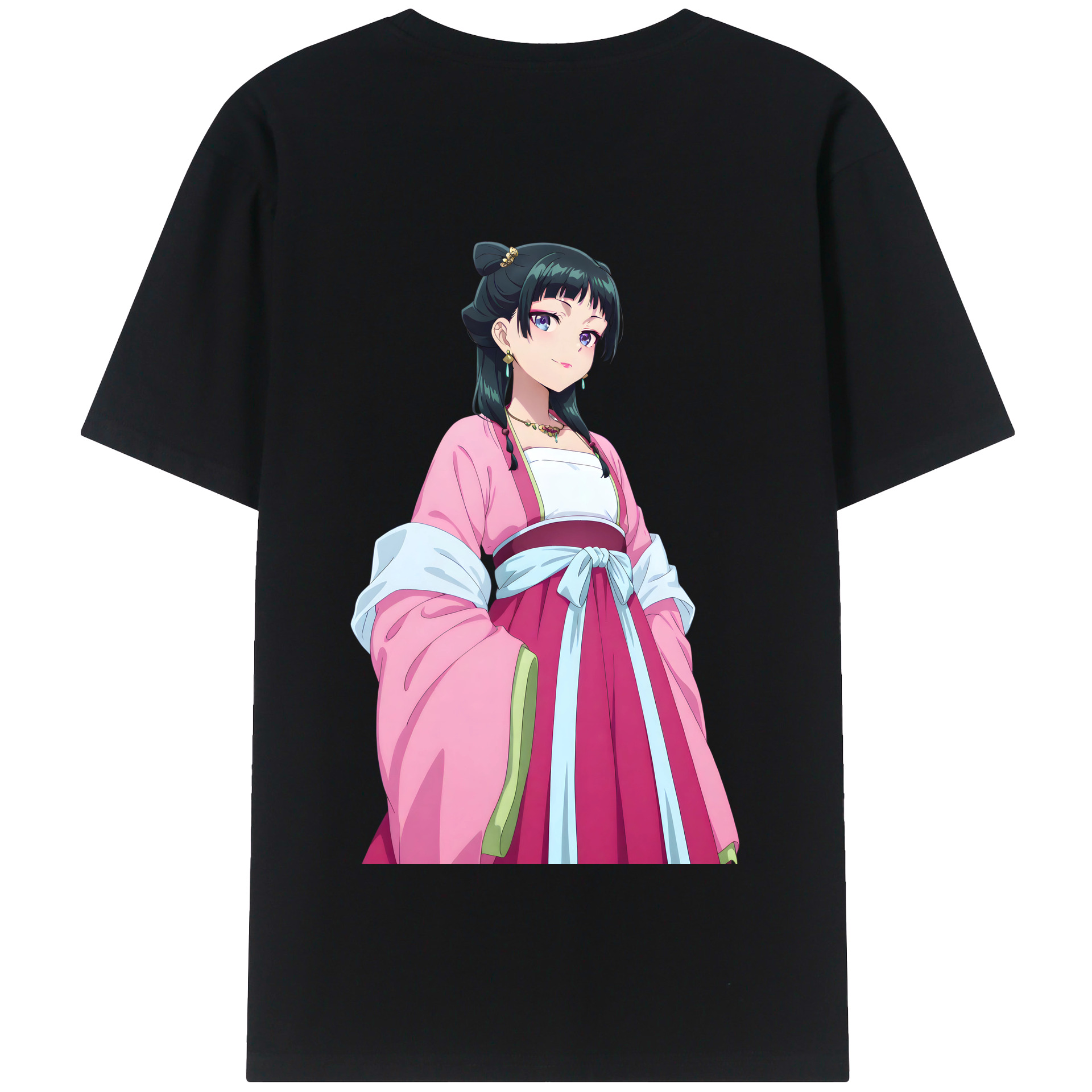 （画像用） 薬屋のひとりごと The Apothecary Diaries 綿100％半袖Tシャツ（背面プリント）