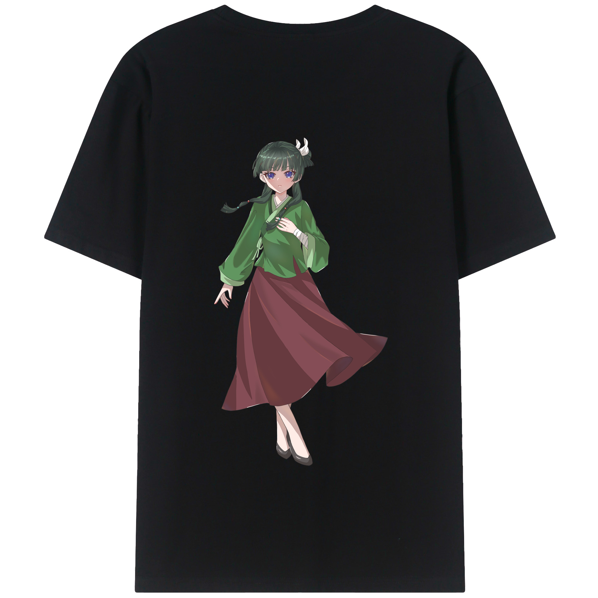 （画像用） 薬屋のひとりごと The Apothecary Diaries 綿100％半袖Tシャツ（背面プリント）