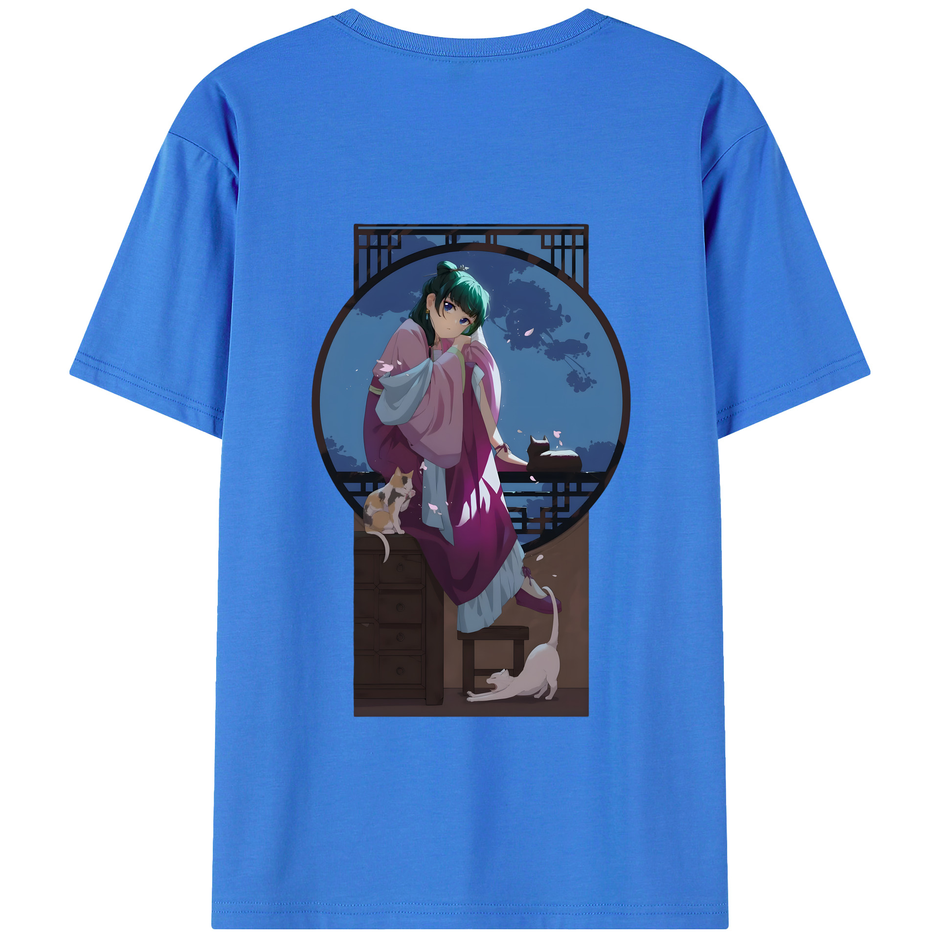 （画像用） 薬屋のひとりごと The Apothecary Diaries 綿100％半袖Tシャツ（背面プリント）