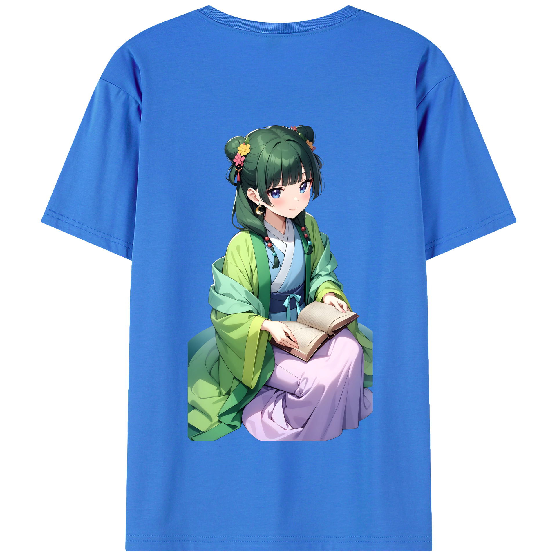 （画像用） 薬屋のひとりごと The Apothecary Diaries 綿100％半袖Tシャツ（背面プリント）