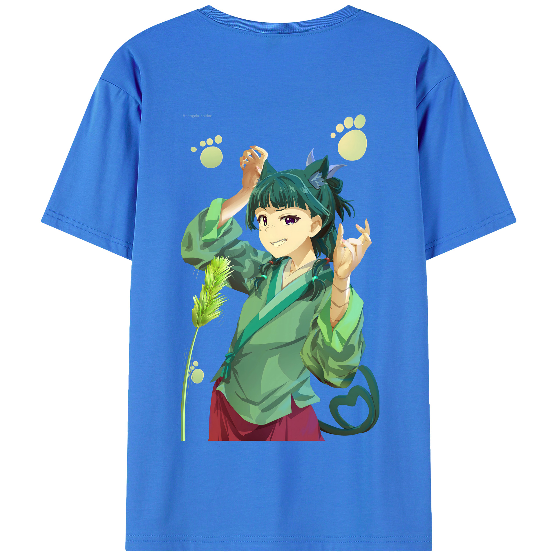（画像用） 薬屋のひとりごと The Apothecary Diaries 綿100％半袖Tシャツ（背面プリント）