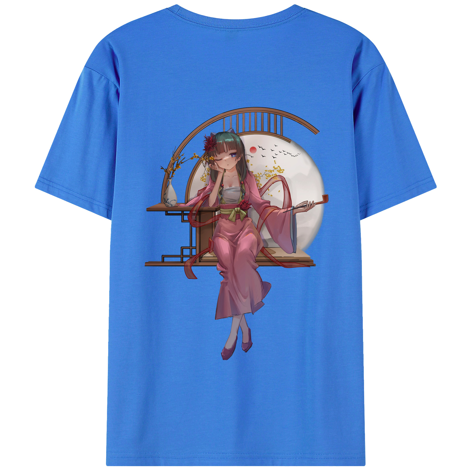 （画像用） 薬屋のひとりごと The Apothecary Diaries 綿100％半袖Tシャツ（背面プリント）