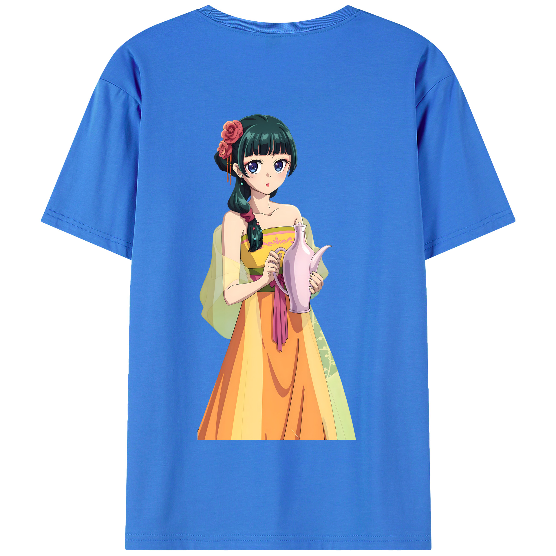 （画像用） 薬屋のひとりごと The Apothecary Diaries 綿100％半袖Tシャツ（背面プリント）