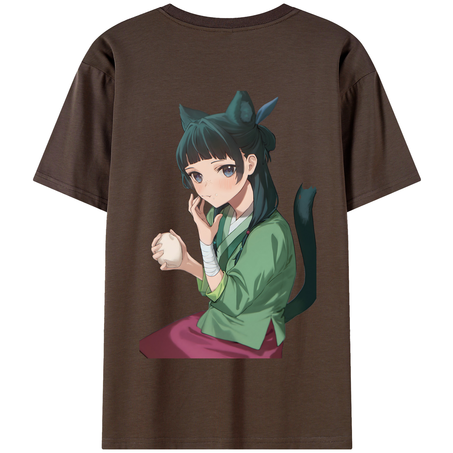 （画像用） 薬屋のひとりごと The Apothecary Diaries 綿100％半袖Tシャツ（背面プリント）