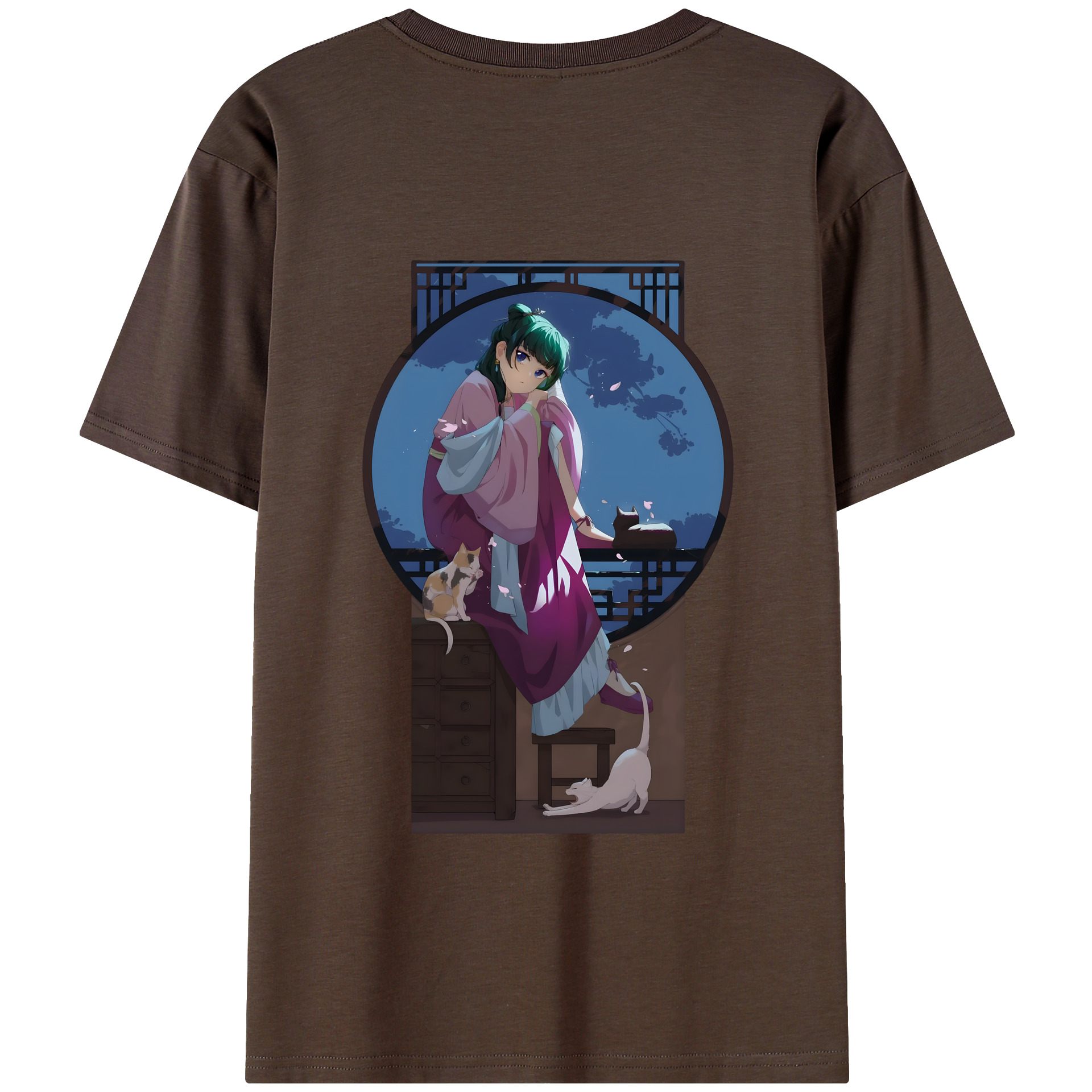 （画像用） 薬屋のひとりごと The Apothecary Diaries 綿100％半袖Tシャツ（背面プリント）