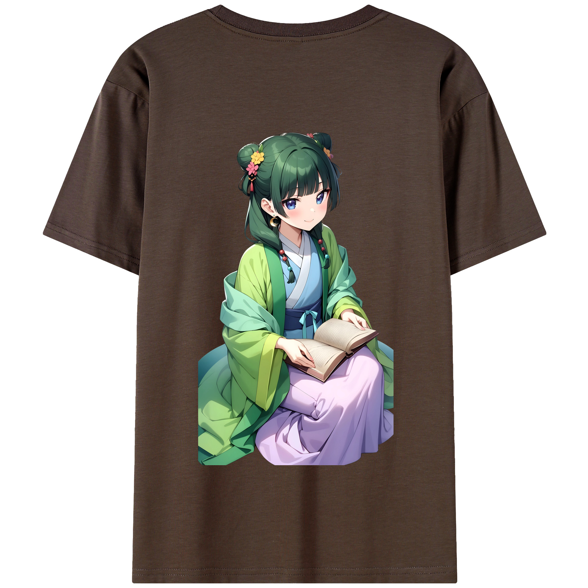 （画像用） 薬屋のひとりごと The Apothecary Diaries 綿100％半袖Tシャツ（背面プリント）